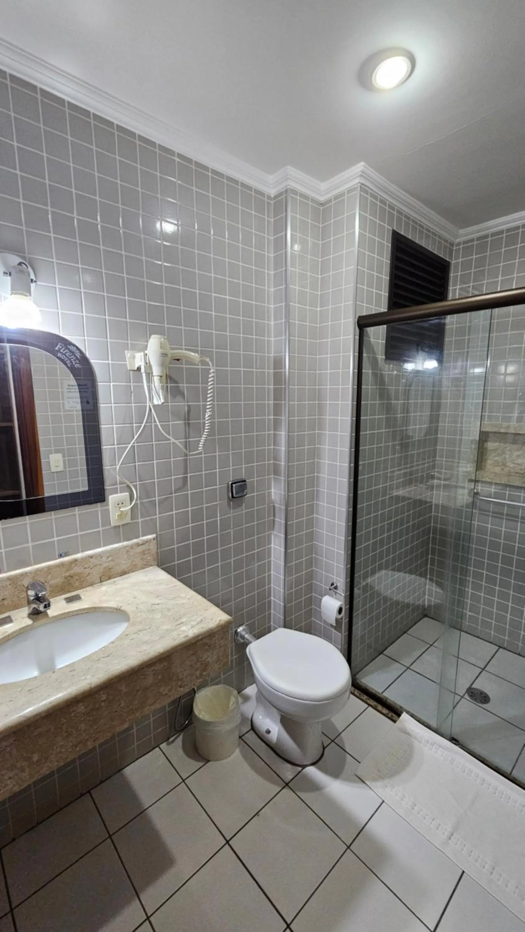 Bathroom in Firenze Hotel Votuporanga