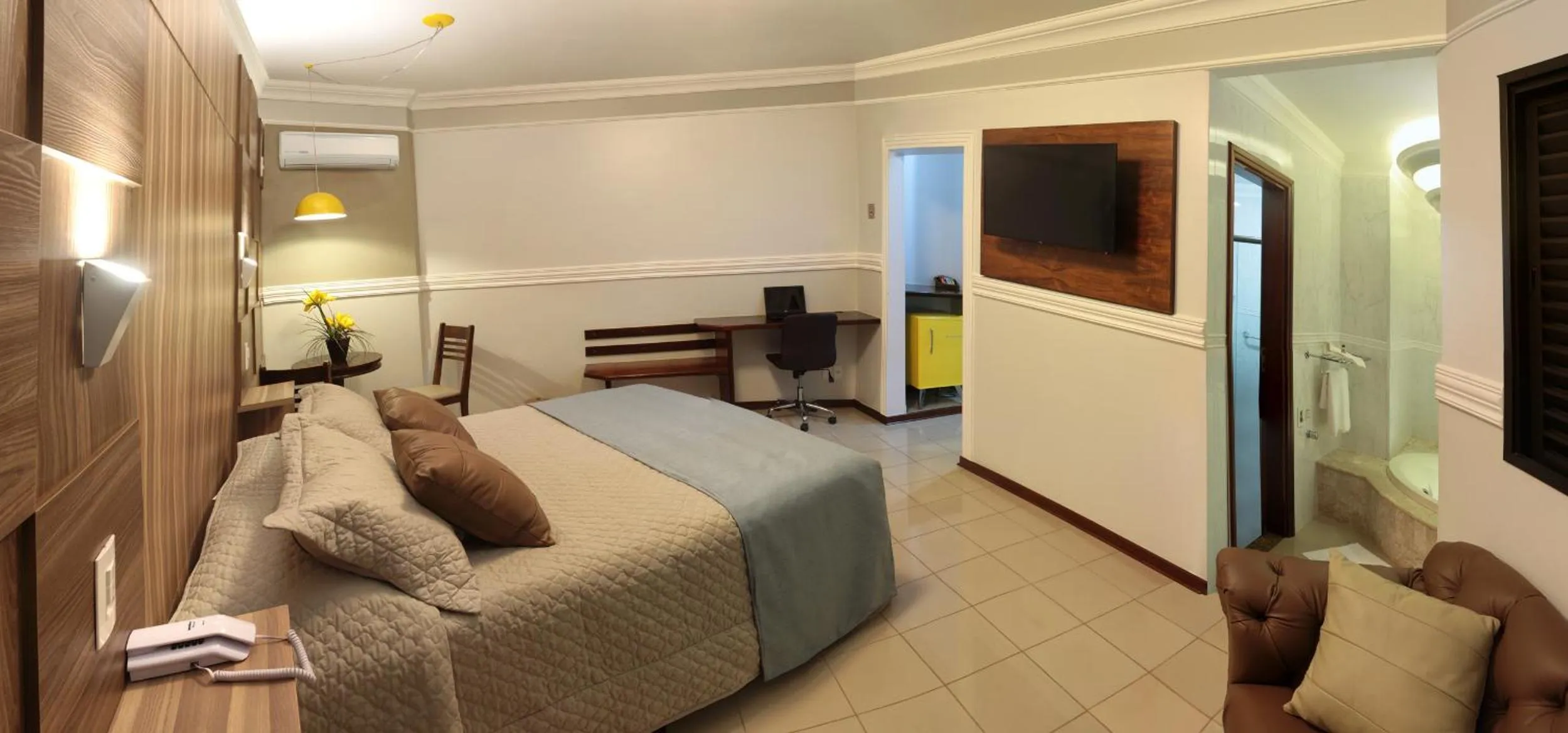 Photo of the whole room, Bed in Firenze Hotel Votuporanga