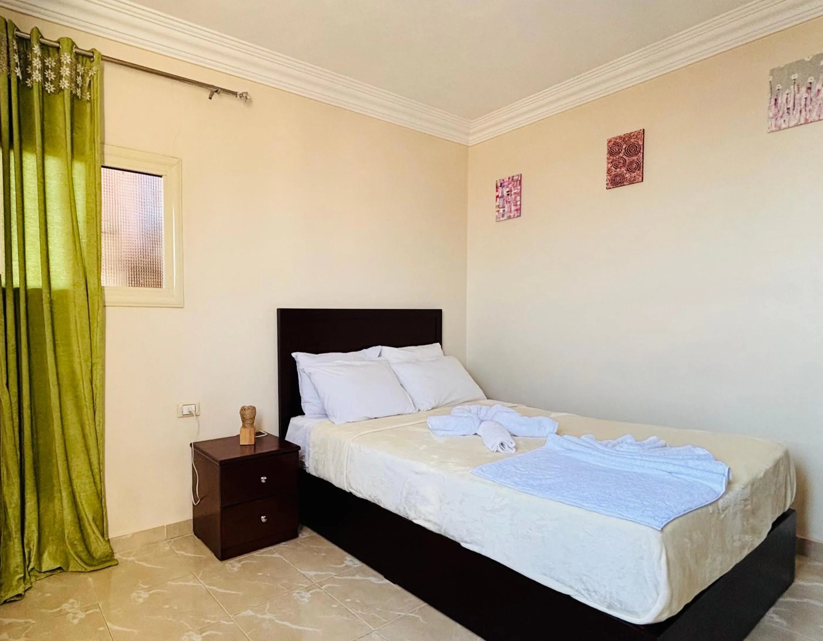 Bed in Giza Pyramids View Guest House