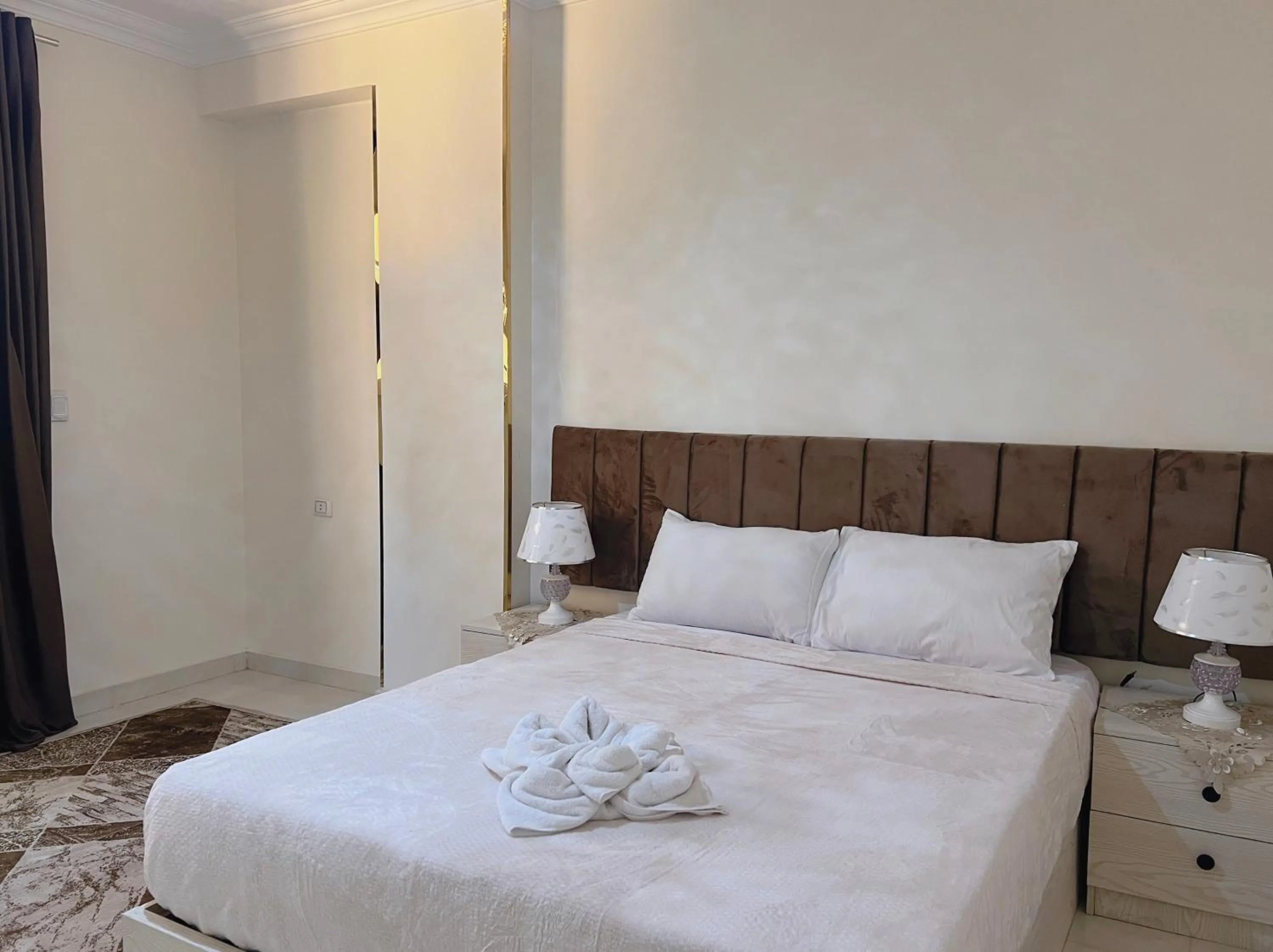 Bed in Giza Pyramids View Guest House