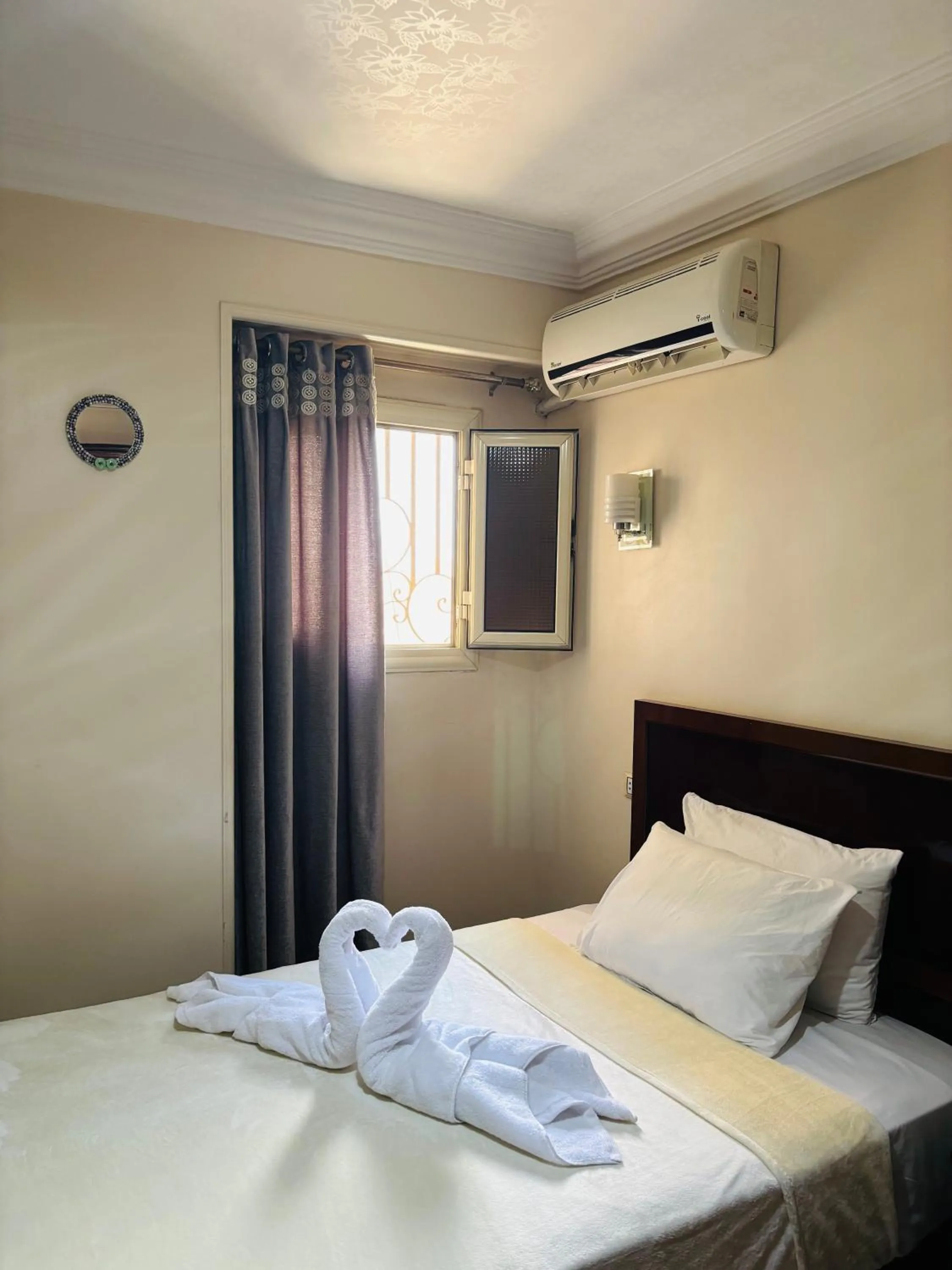 Bed in Giza Pyramids View Guest House