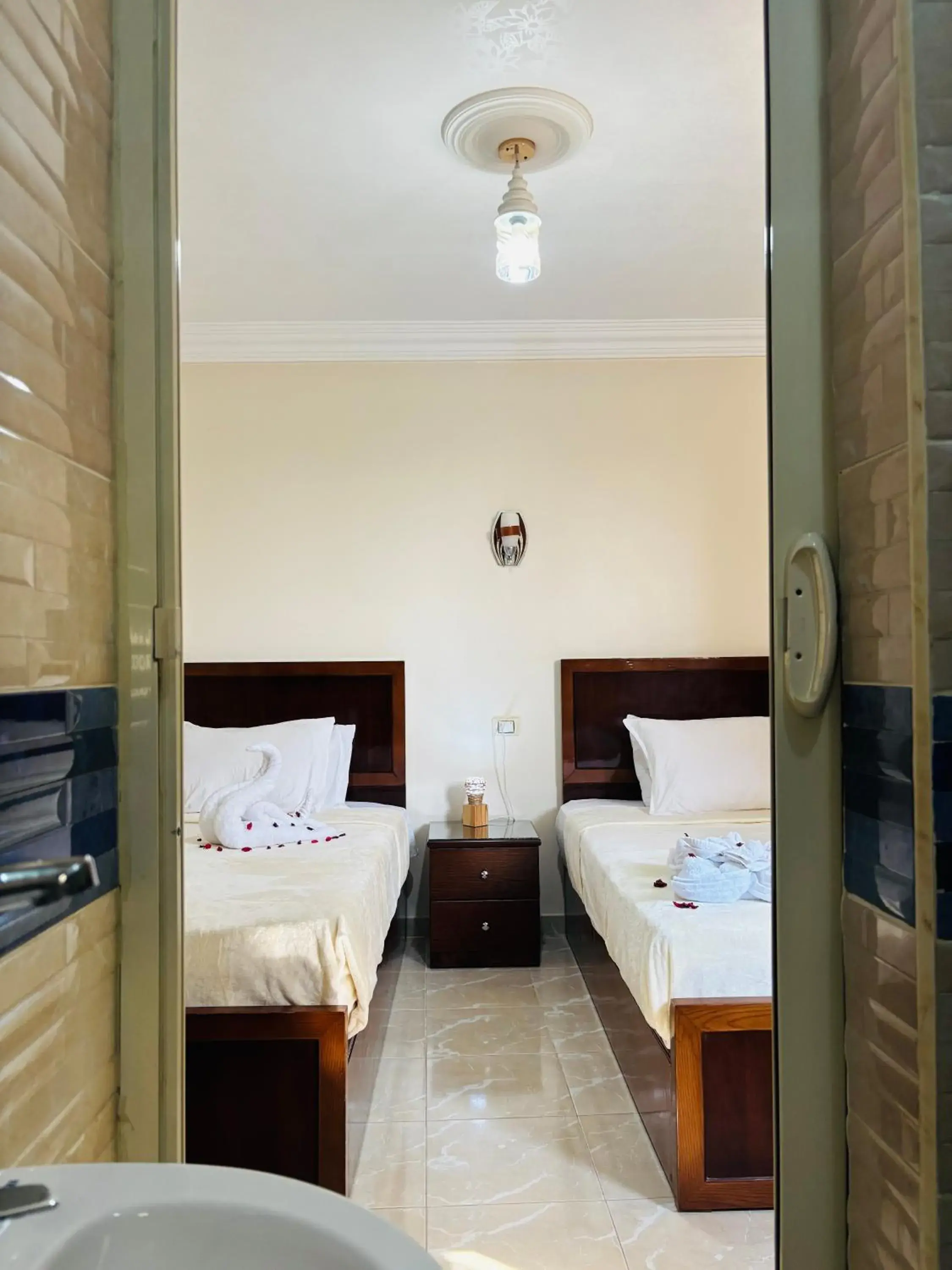 Twin Room in Giza Pyramids View Guest House Twin Room in Giza Pyramids View Guest House