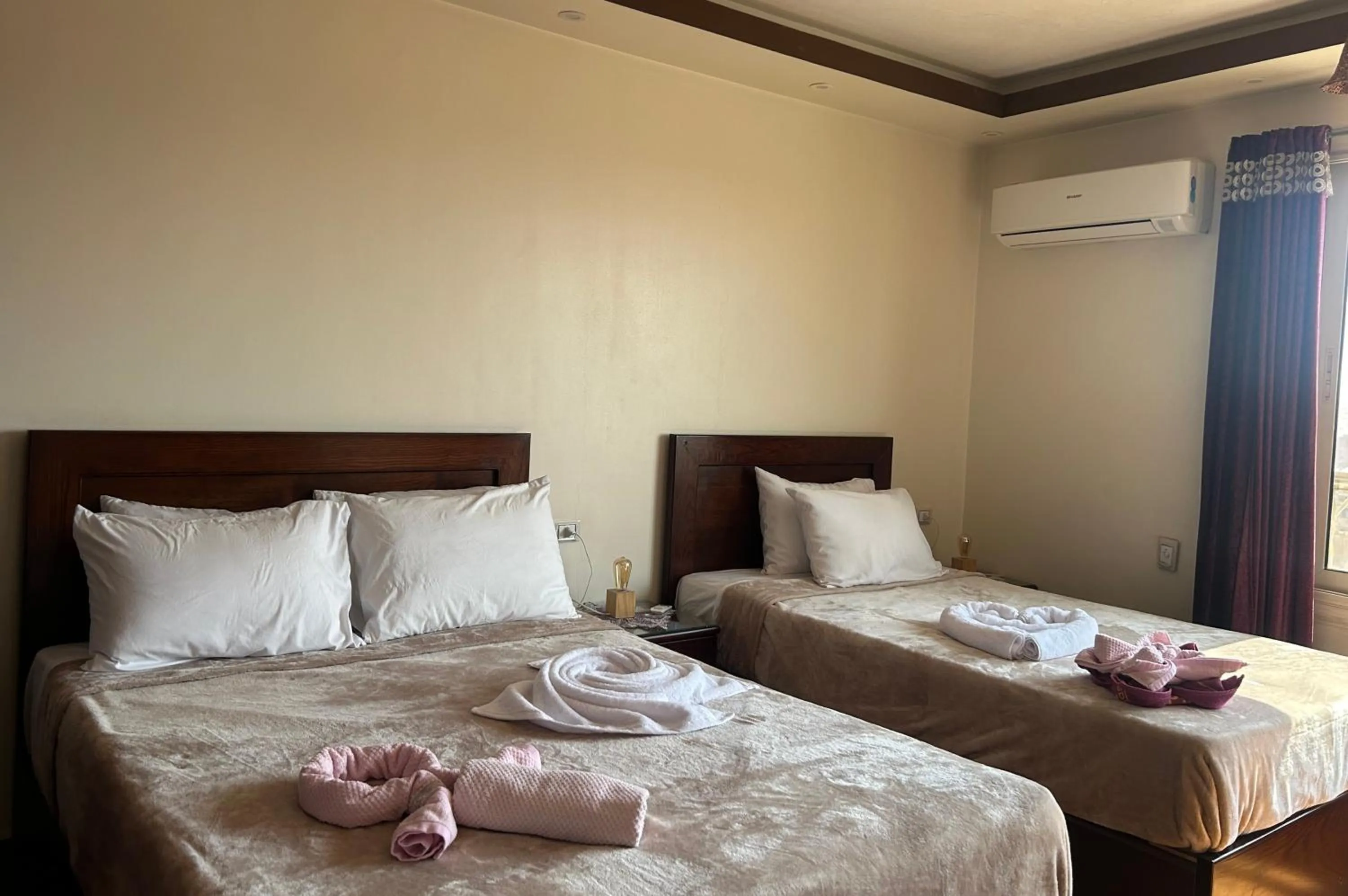 Bed in Giza Pyramids View Guest House