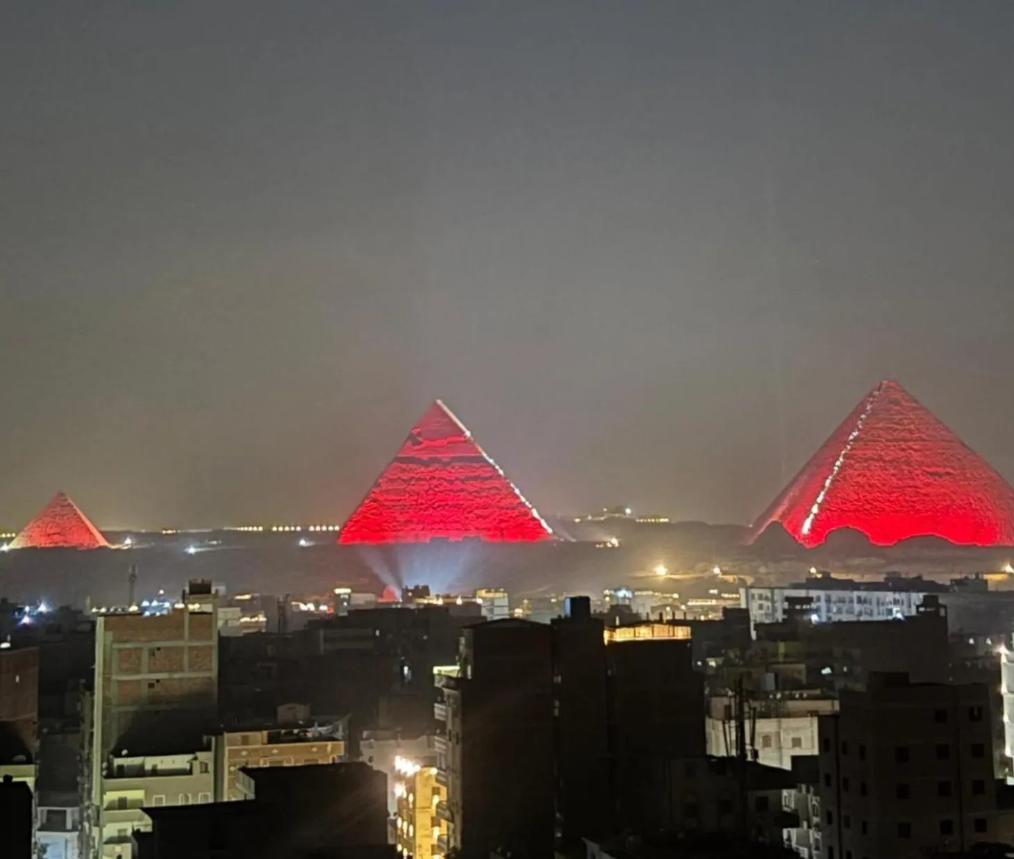 Landmark view in Giza Pyramids View Guest House