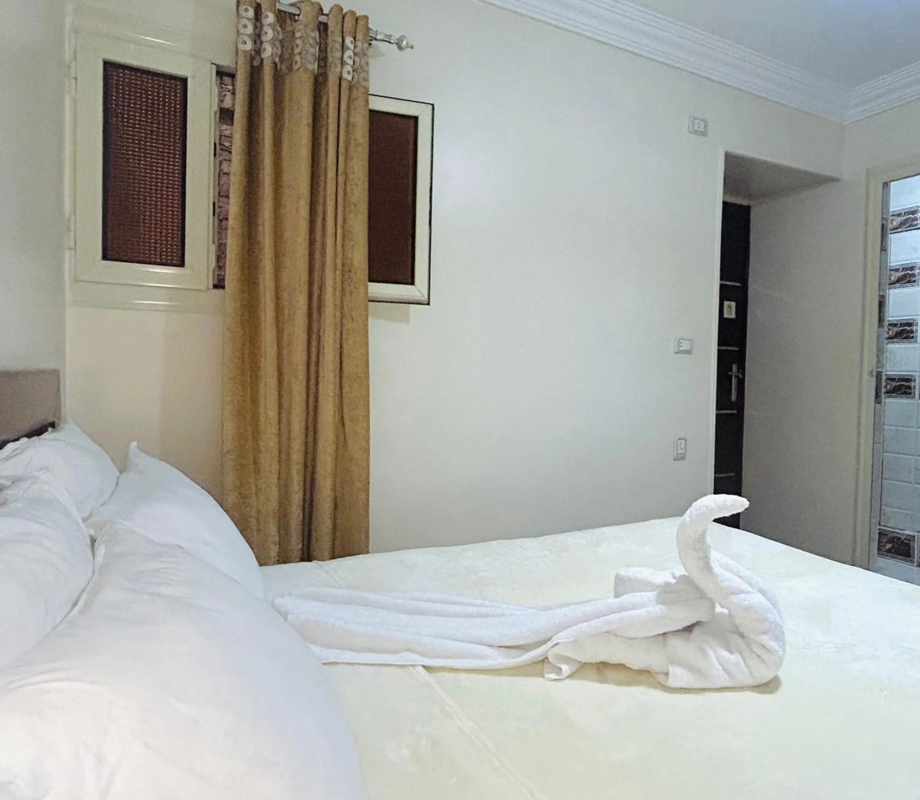 Bed in Giza Pyramids View Guest House