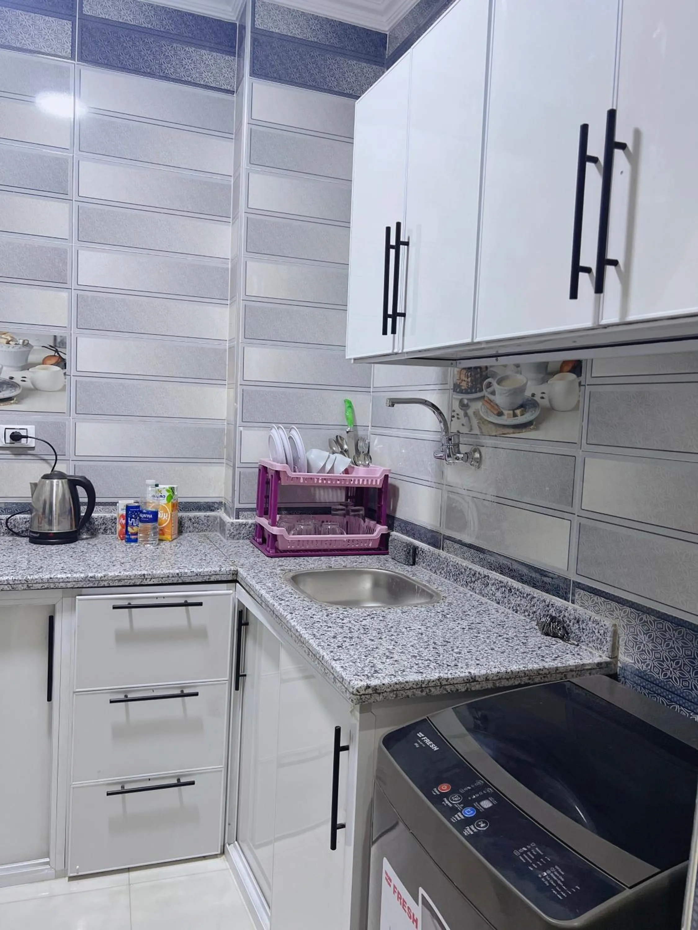 Kitchen or kitchenette in Giza Pyramids View Guest House