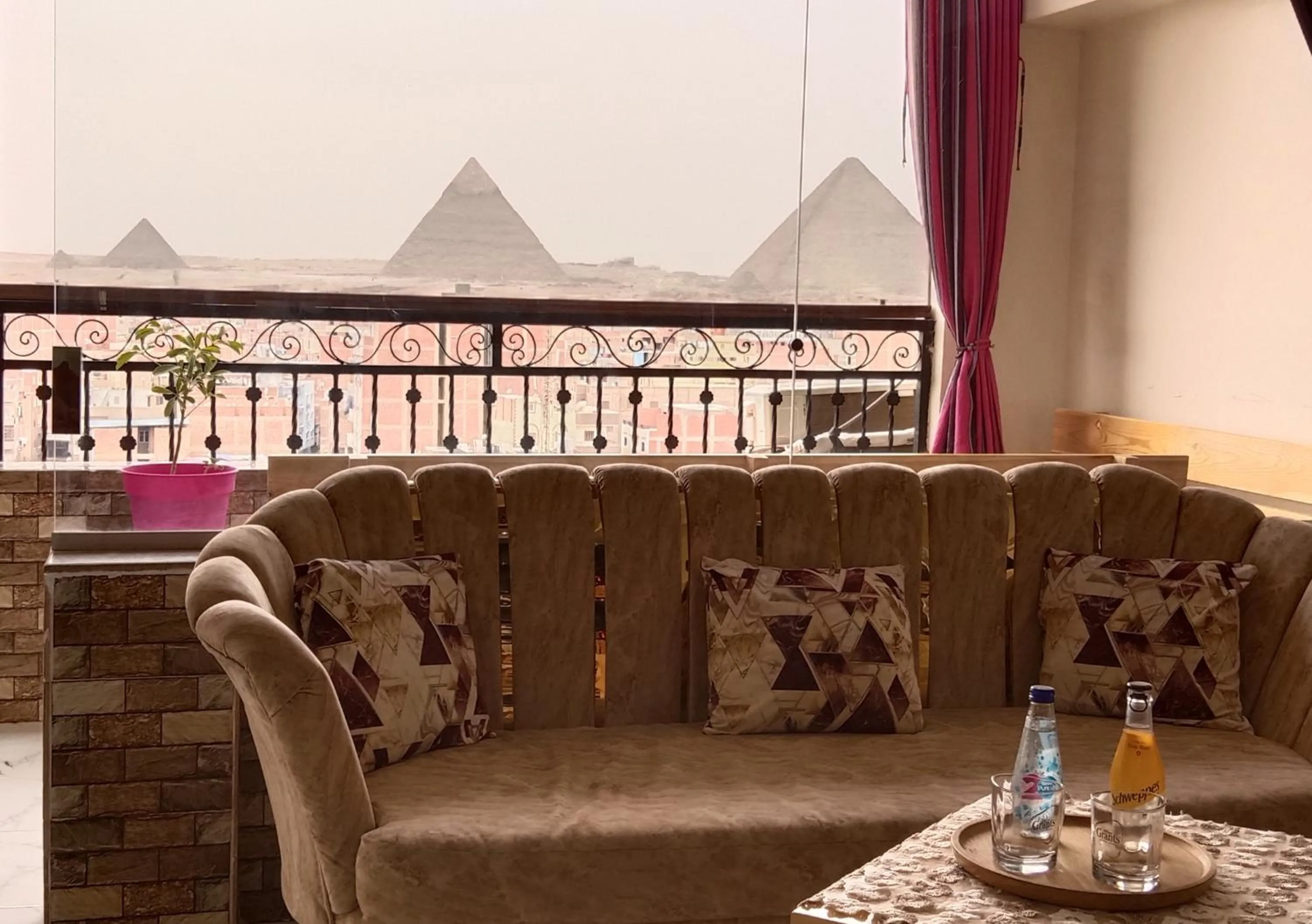 Balcony/Terrace in Giza Pyramids View Guest House