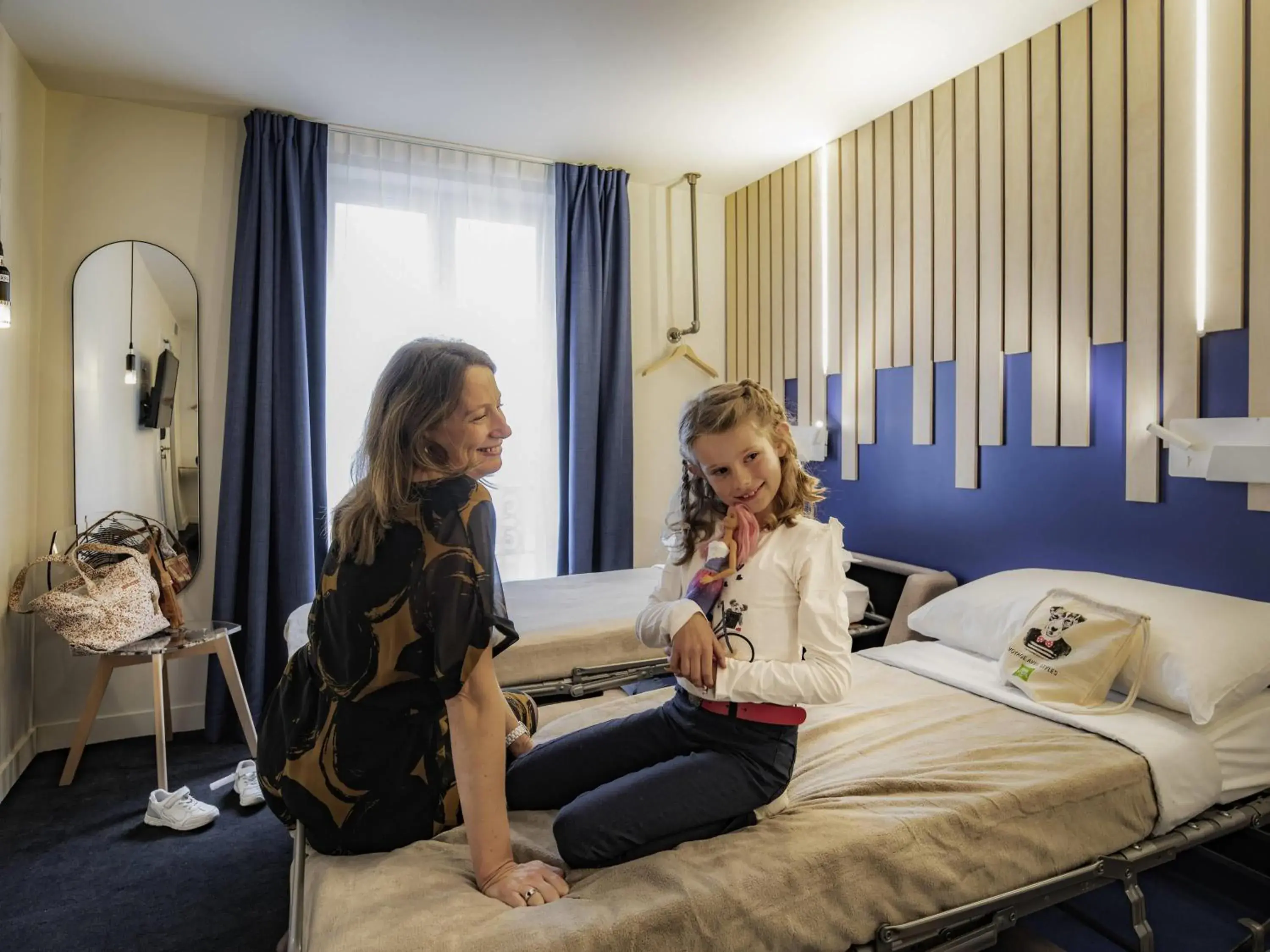 Bedroom, Bed in ibis Styles Paris Opera Lafayette Bedroom, Bed in ibis Styles Paris Opera Lafayette