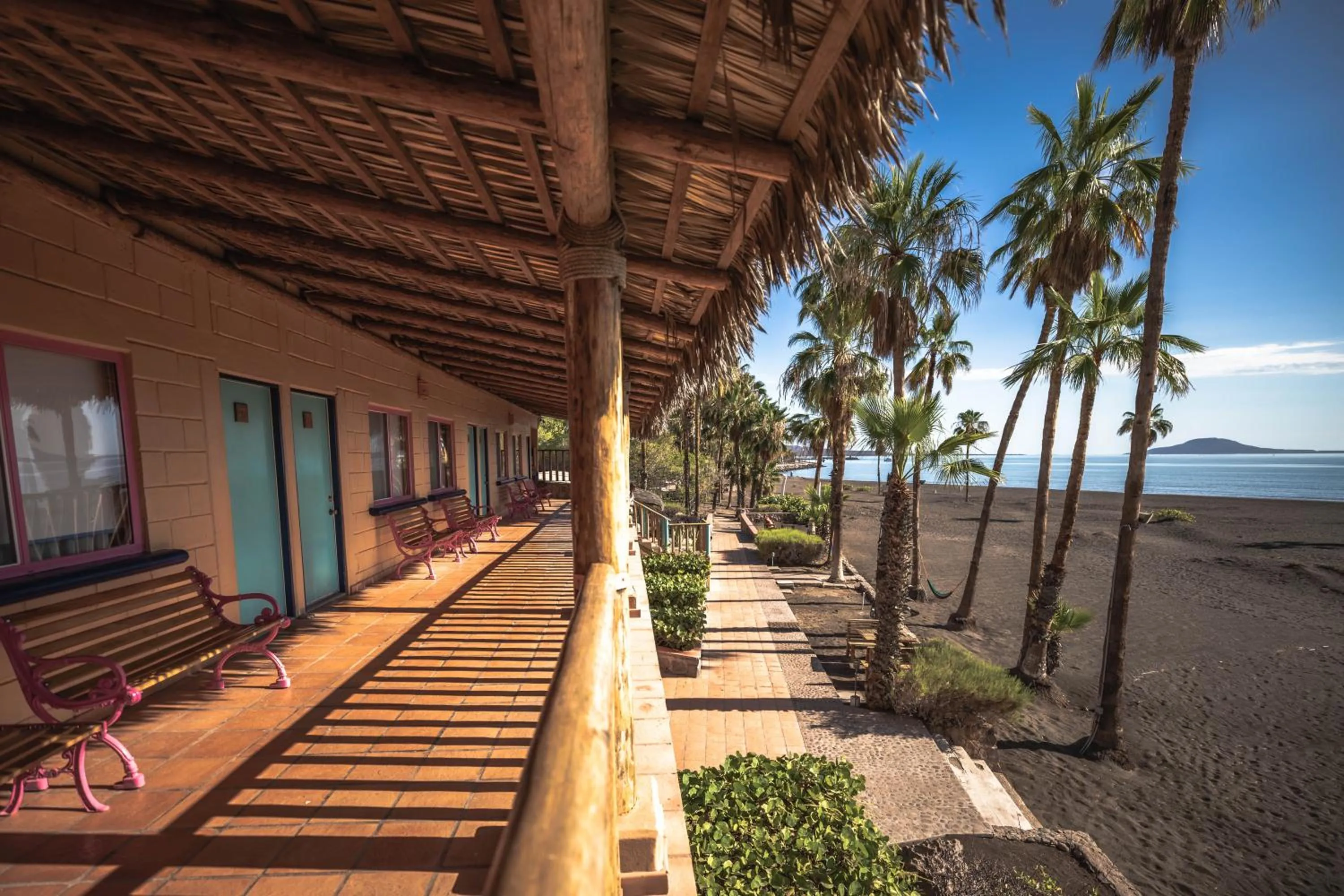 Patio in Hotel Oasis