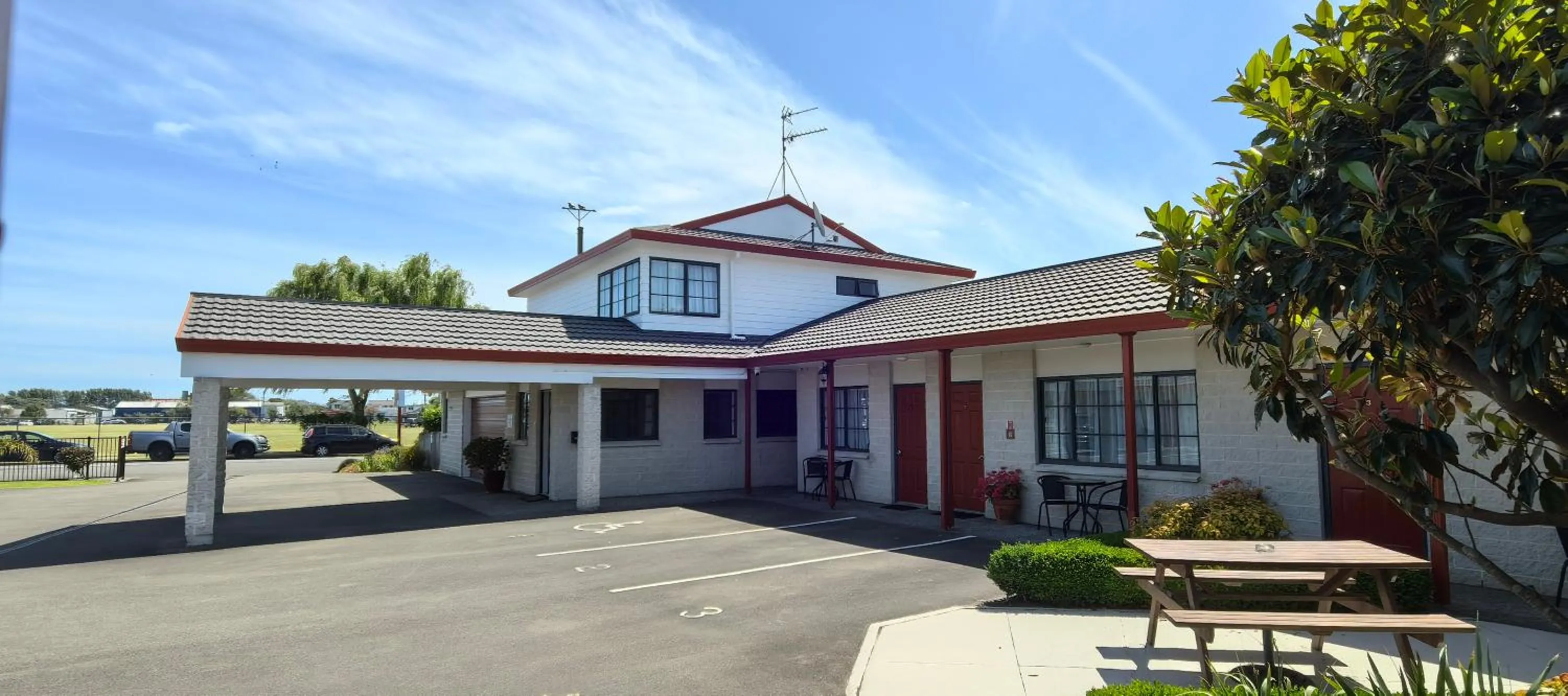 Property building in BK's Magnolia Motor Lodge