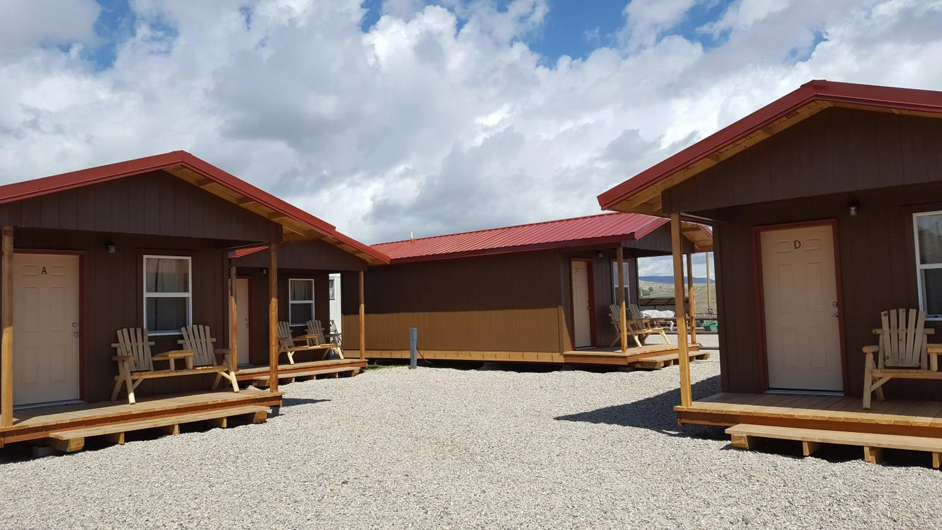 Patio in Big Bear Motel
