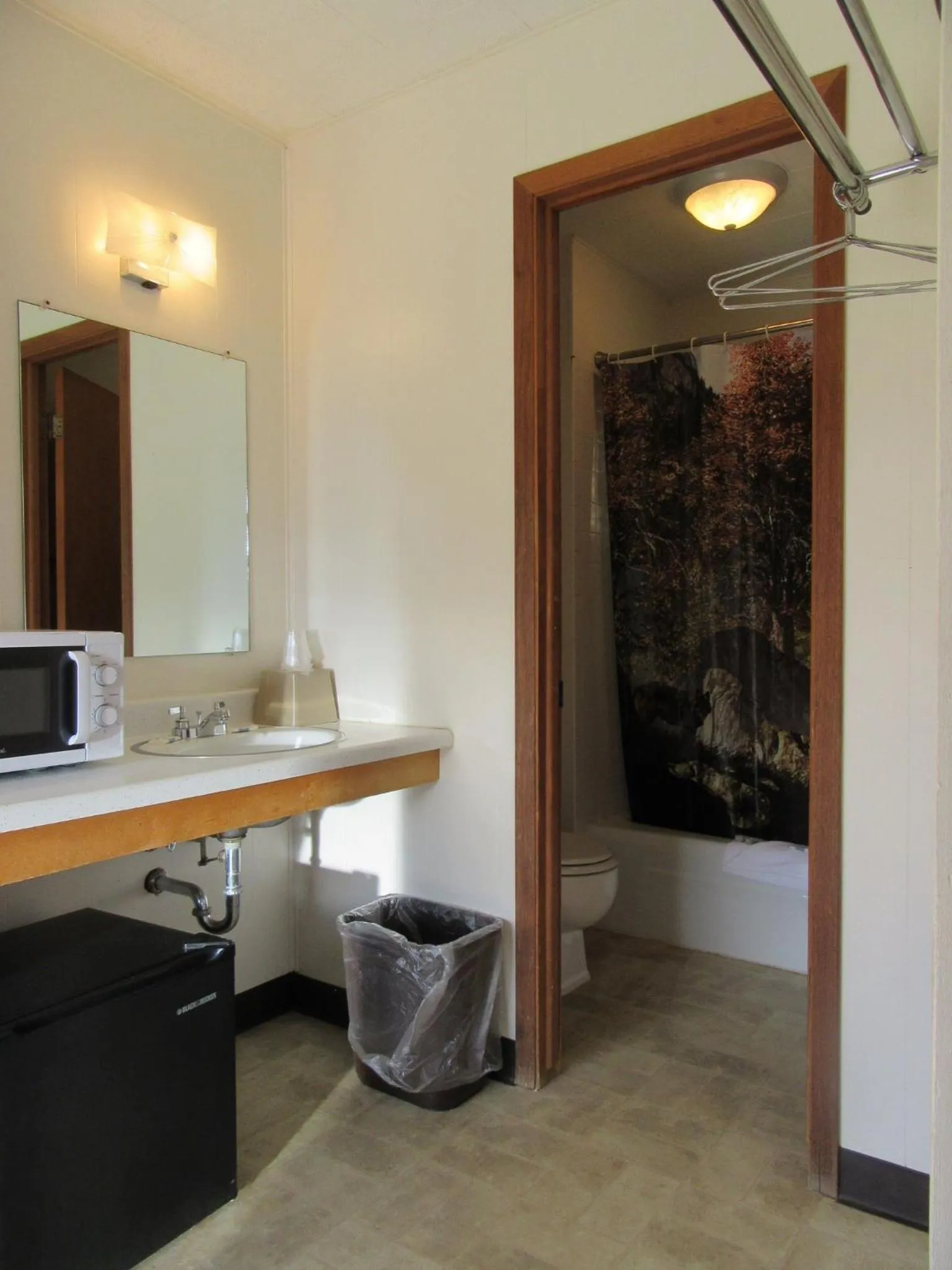 Shower in Big Bear Motel