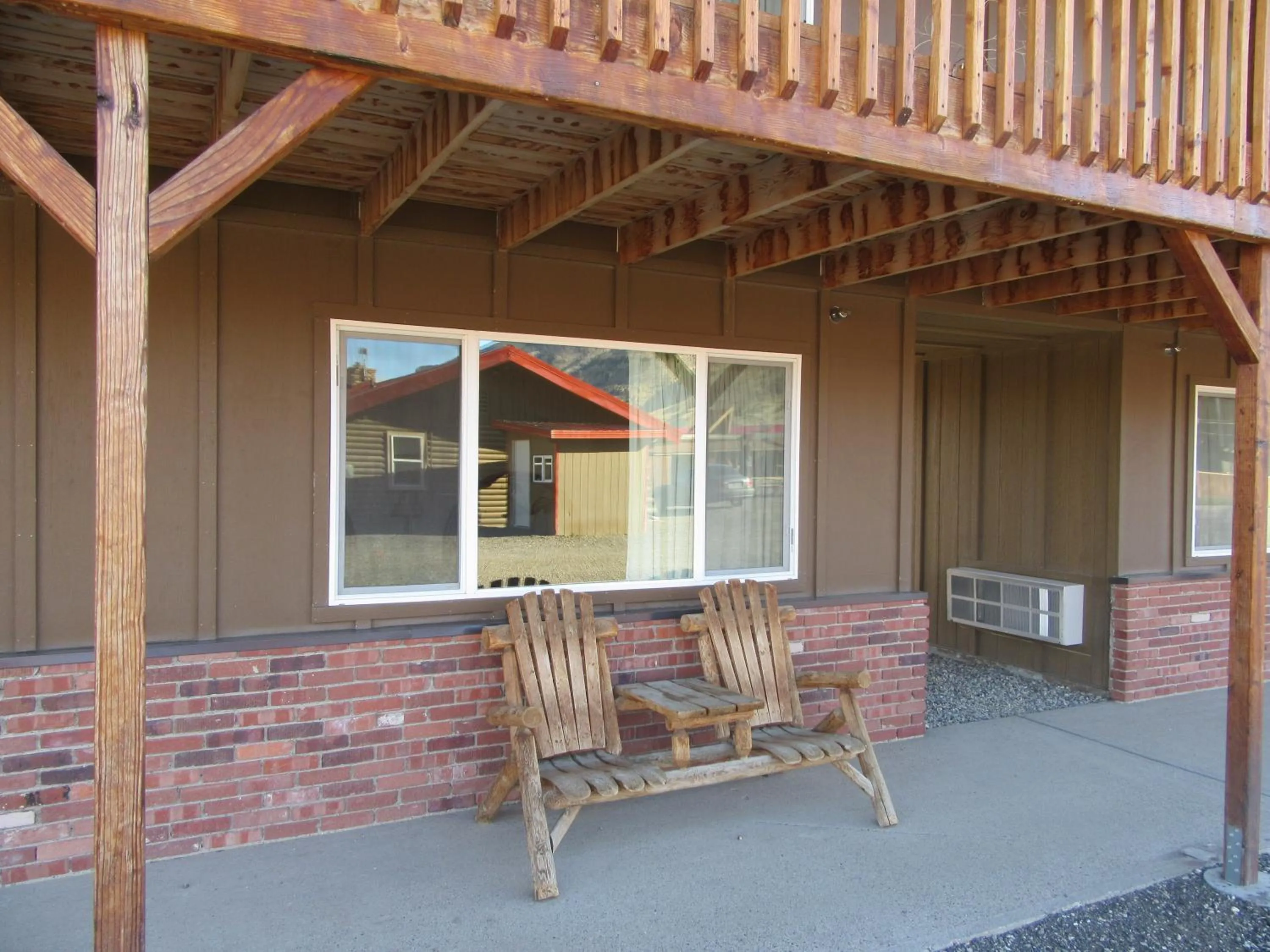 Patio in Big Bear Motel
