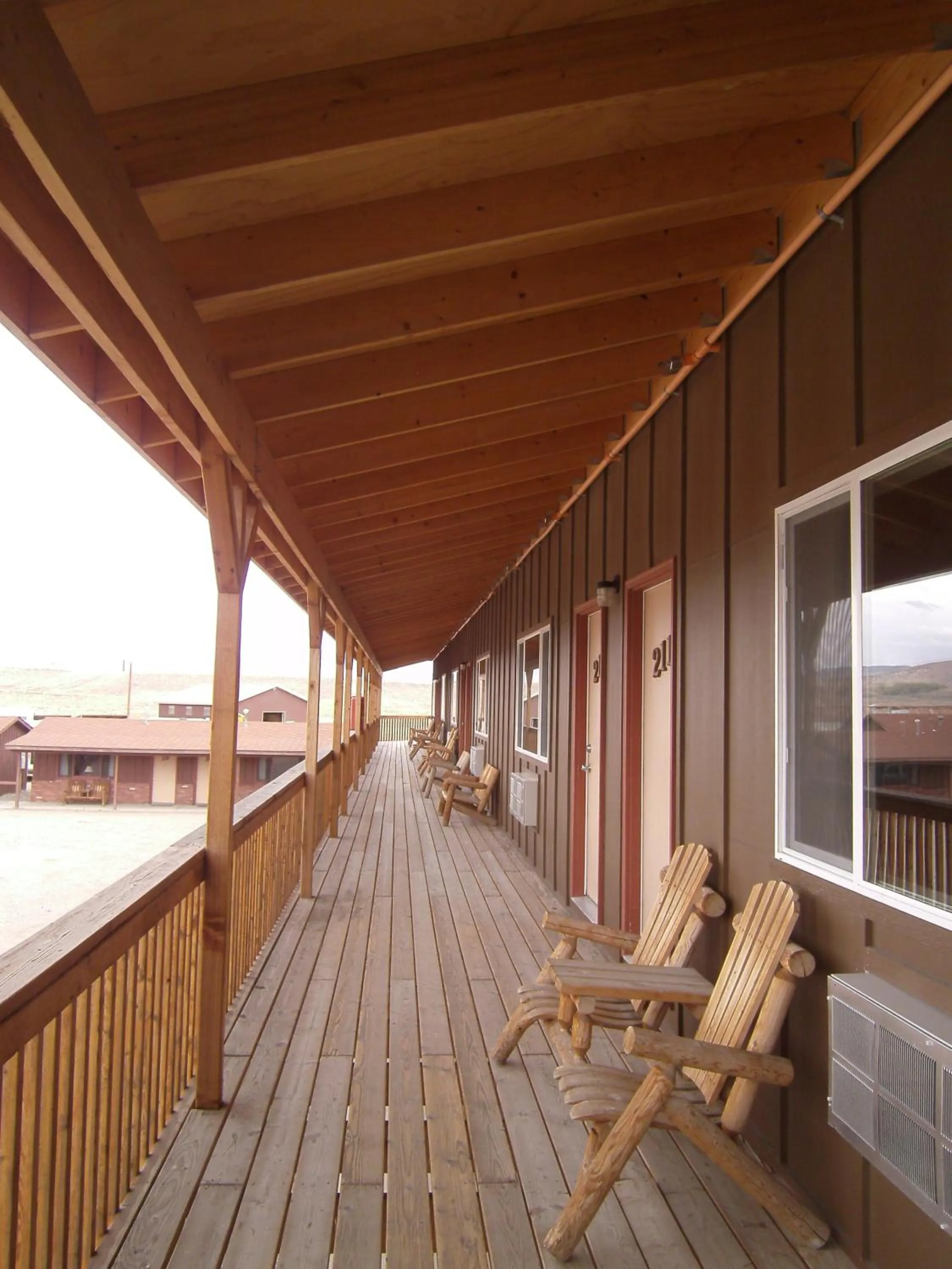 Patio in Big Bear Motel