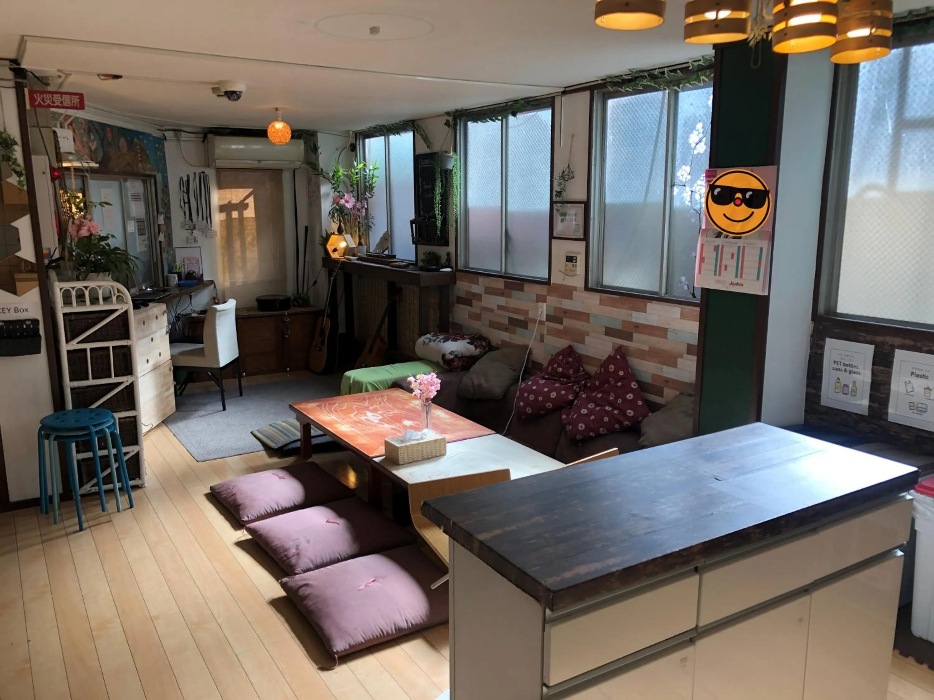 Communal lounge/ TV room in Peace House Sachi