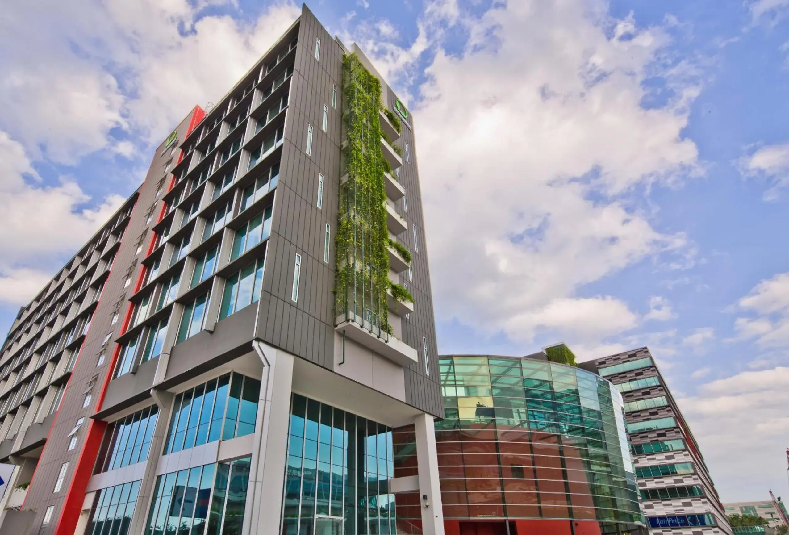 Facade/entrance in Park Avenue Changi Facade/entrance in Park Avenue Changi