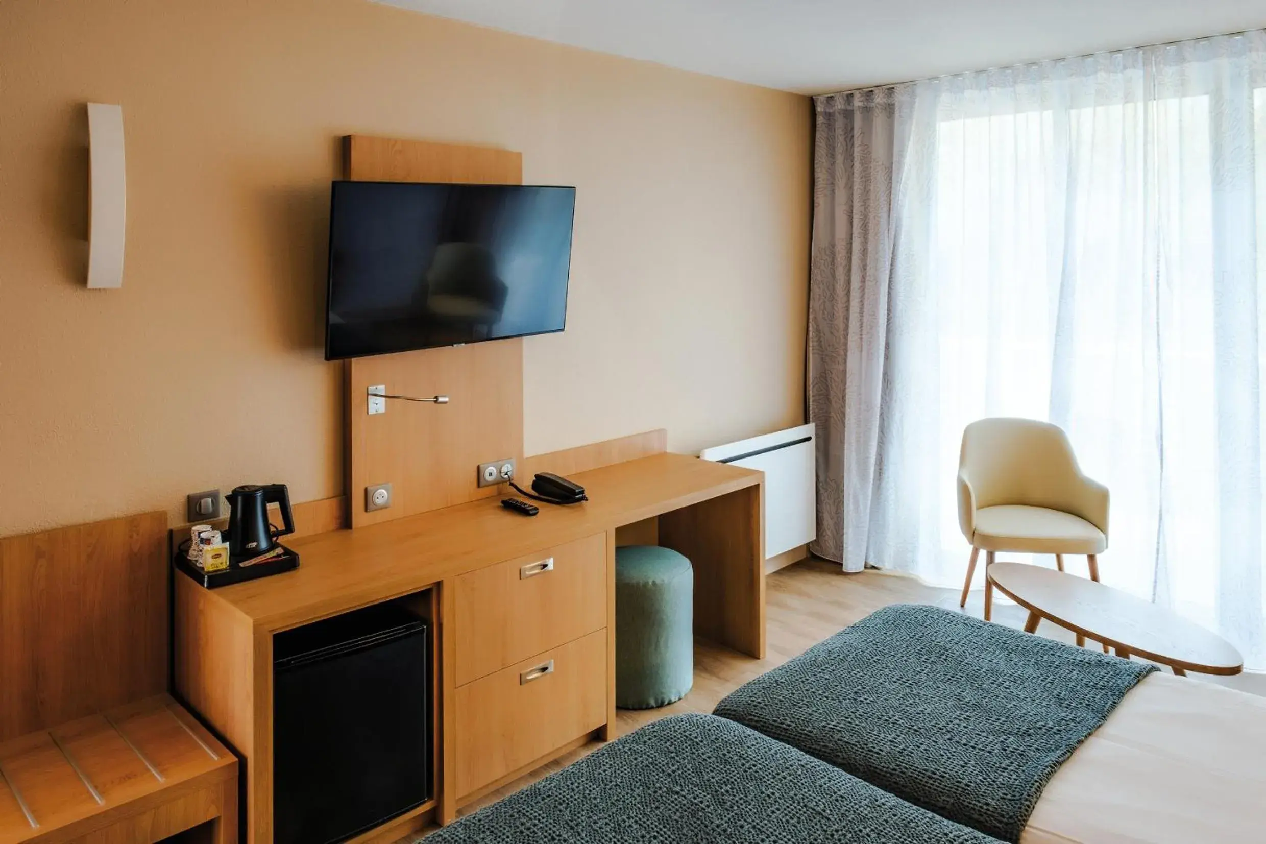 Bed in Club Vacances Bleues Les Jardins De l'Atlantique Bed in Club Vacances Bleues Les Jardins De l'Atlantique