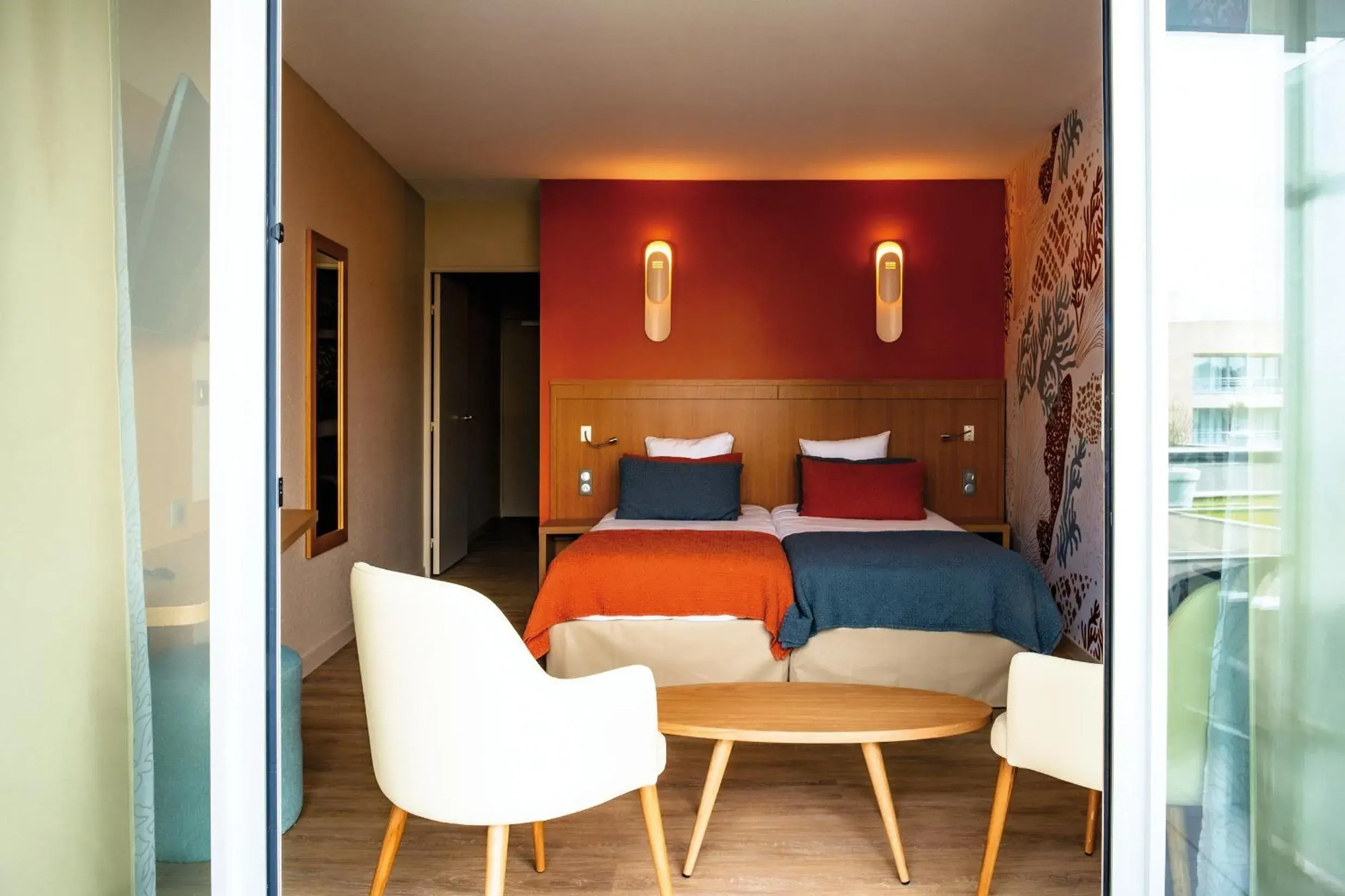 Bed in Club Vacances Bleues Les Jardins De l'Atlantique Bed in Club Vacances Bleues Les Jardins De l'Atlantique