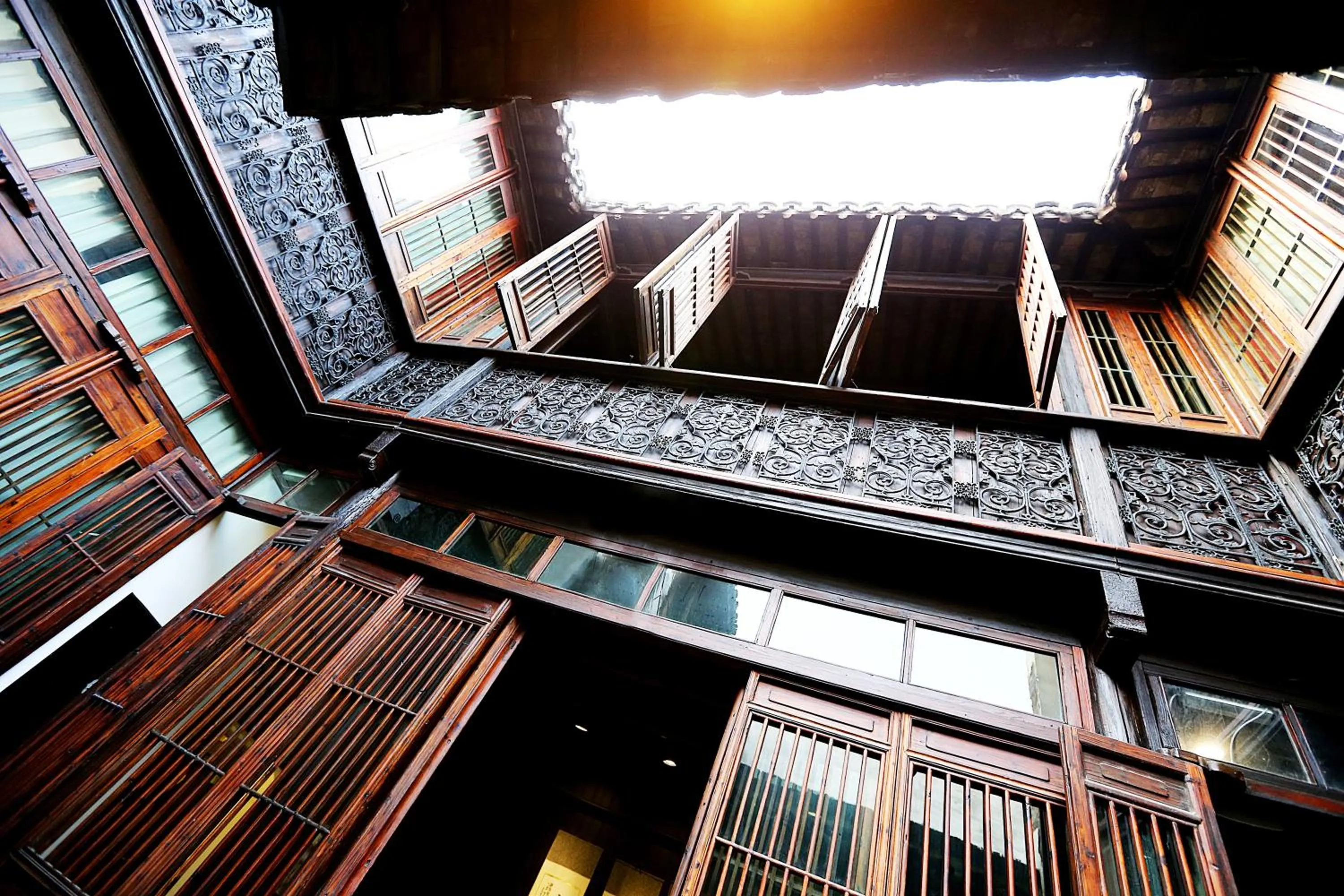 Decorative detail in Mingtown Suzhou Youth Hostel