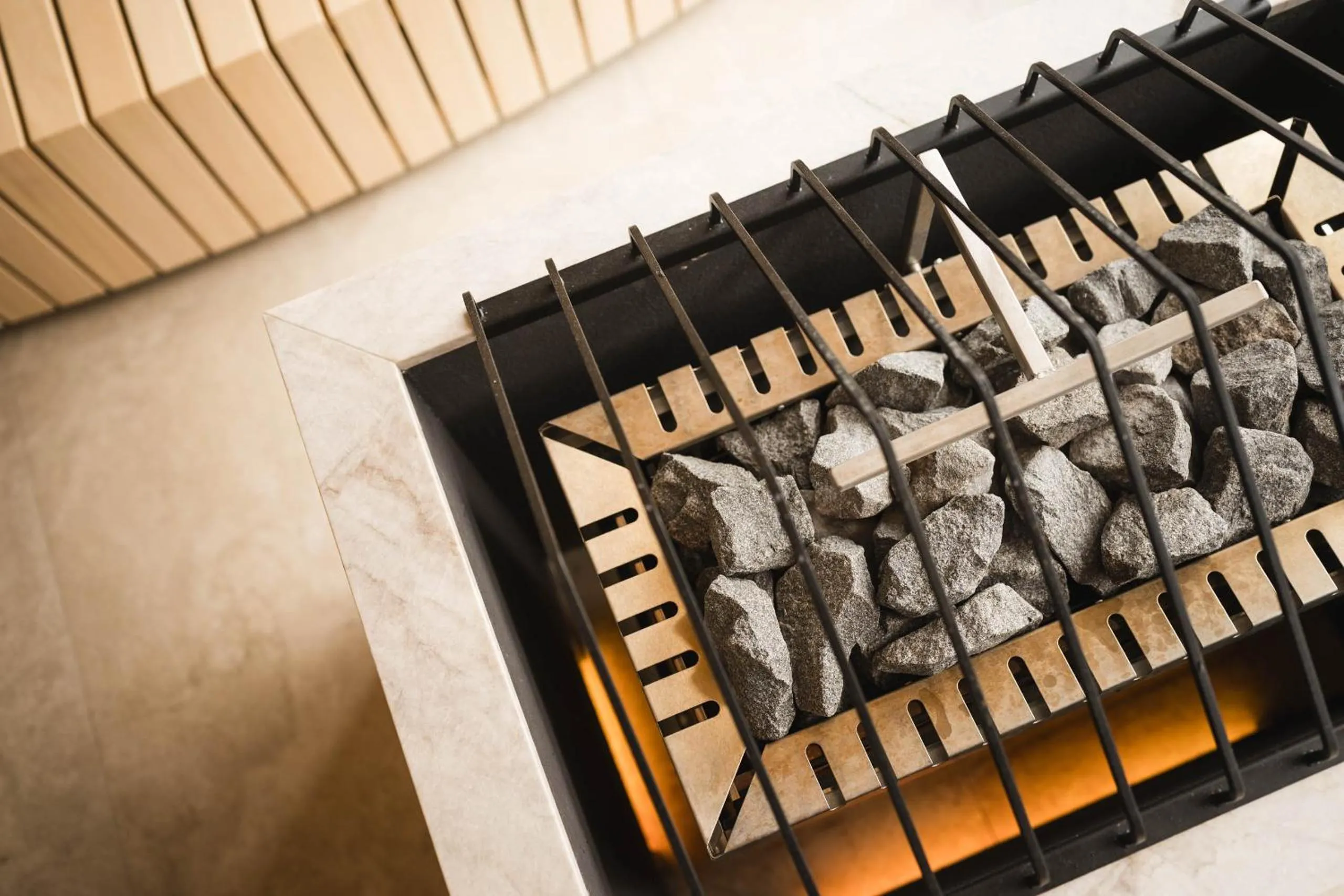 Sauna in Forster's Naturresort