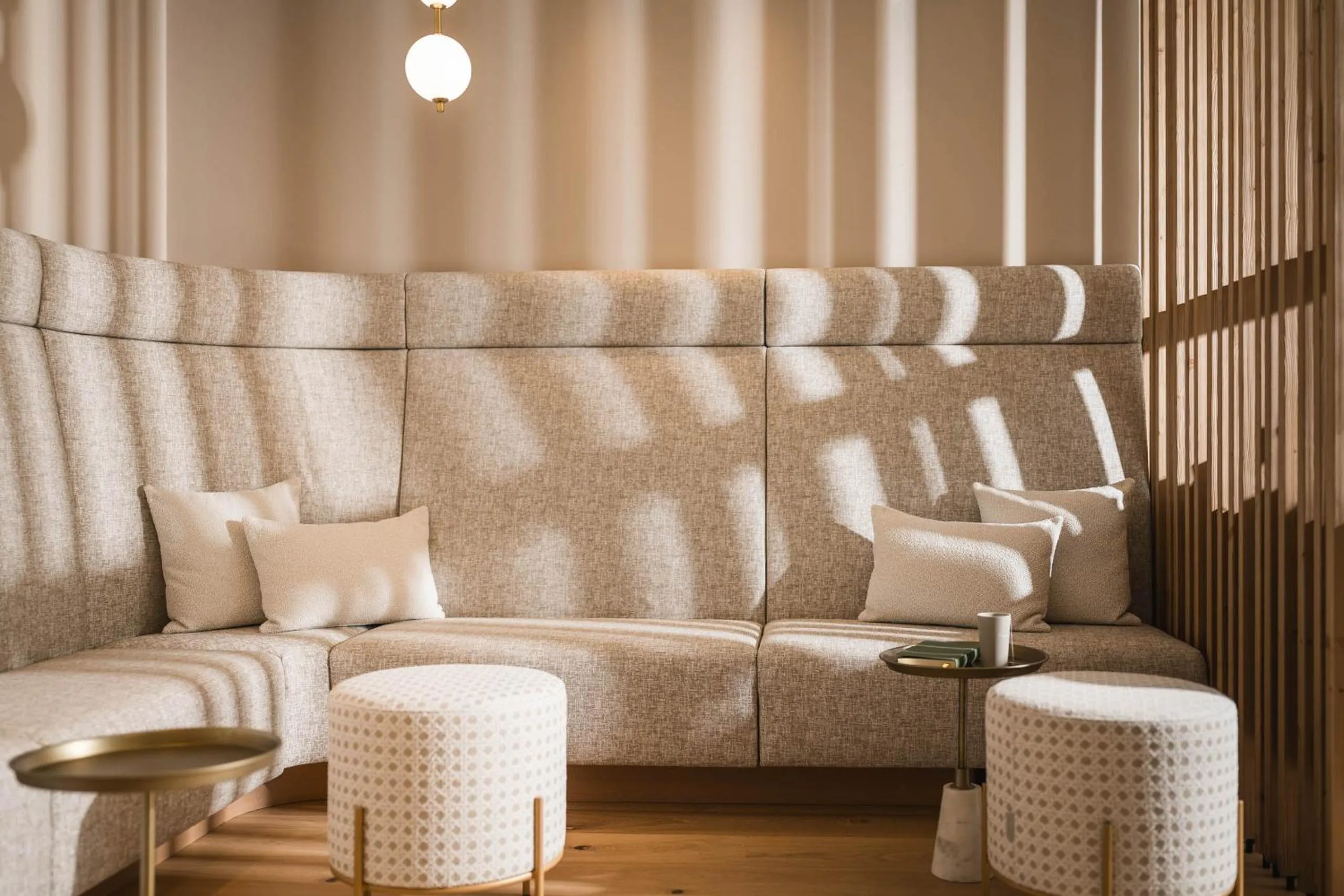 Seating area in Forster's Naturresort