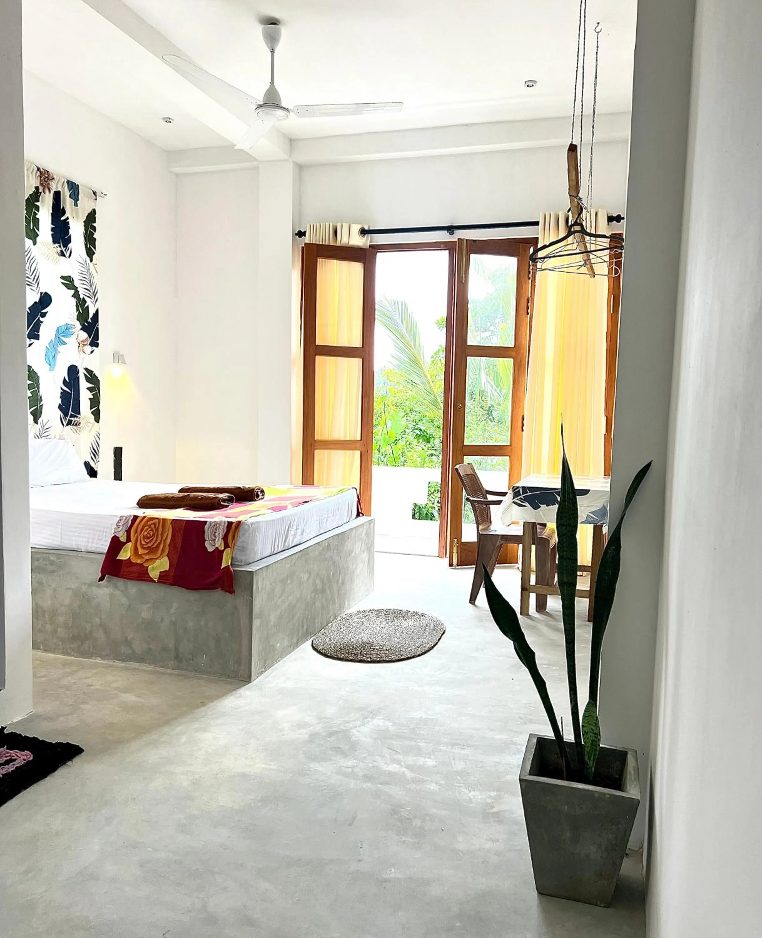 Bedroom, Bed in Field Island Villa - Ahangama