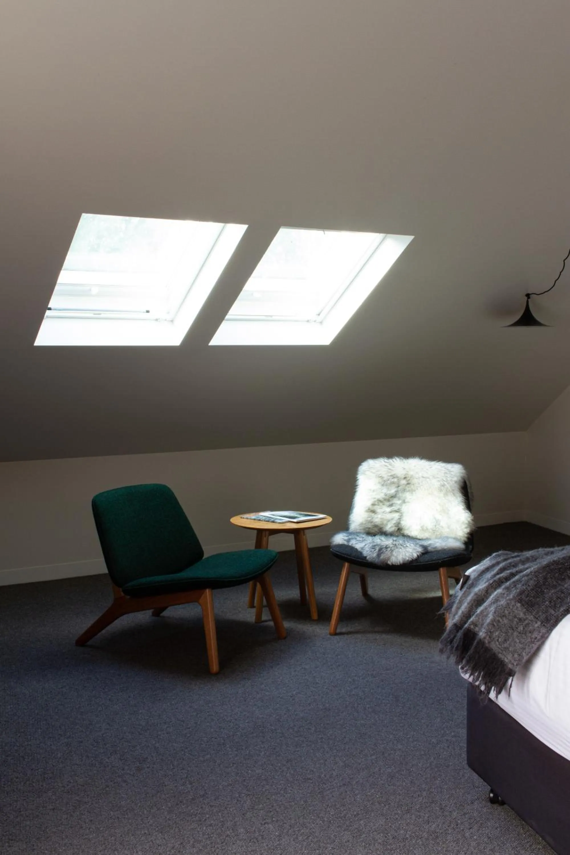 Seating area in Moss Hotel