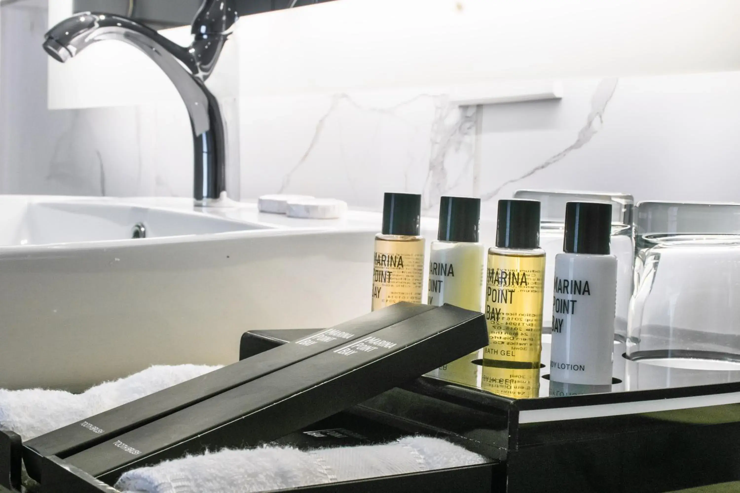 Bathroom in Marina Point Bay Resort Bathroom in Marina Point Bay Resort