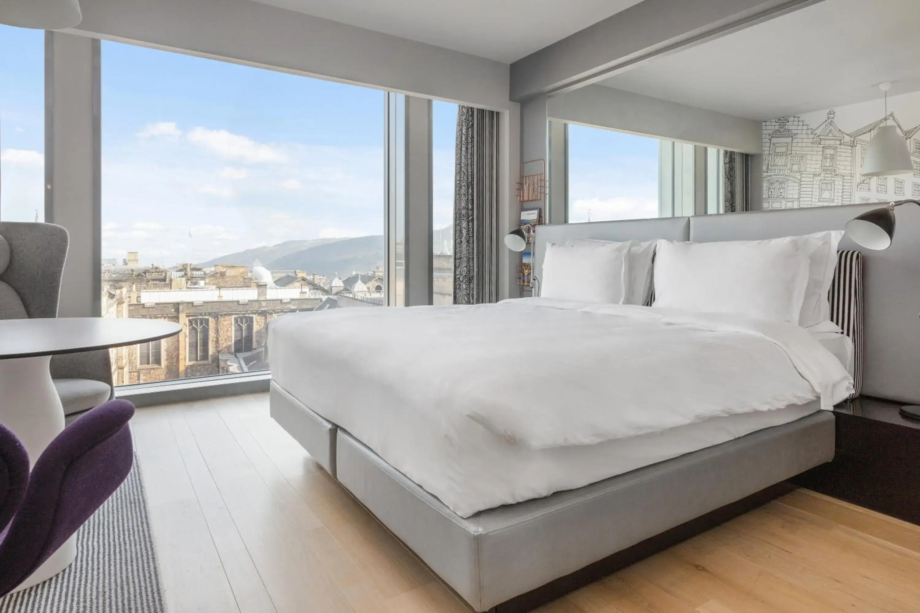 City view in Radisson Collection Hotel, Royal Mile Edinburgh City view in Radisson Collection Hotel, Royal Mile Edinburgh