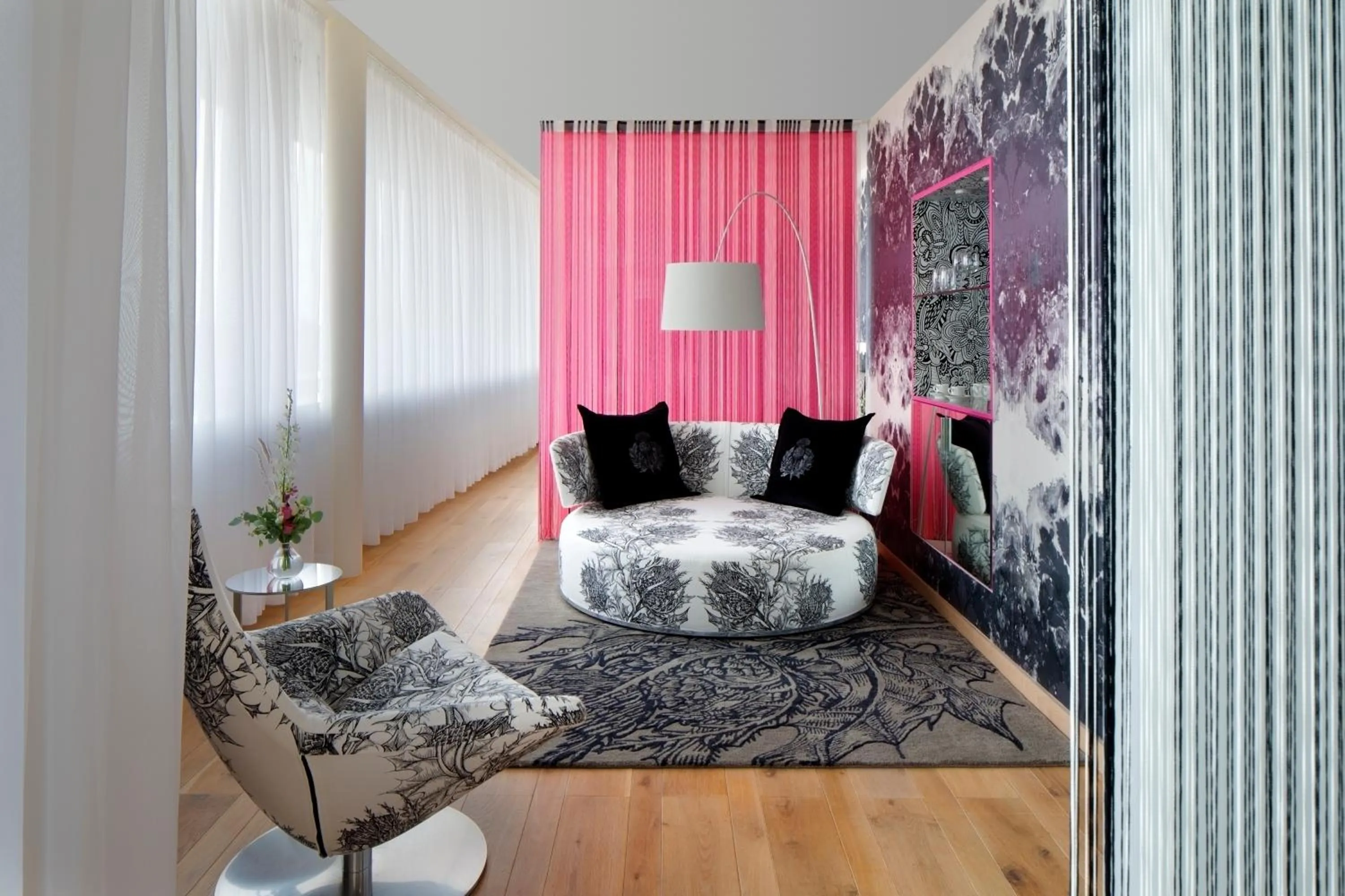 Seating area in Radisson Collection Hotel, Royal Mile Edinburgh