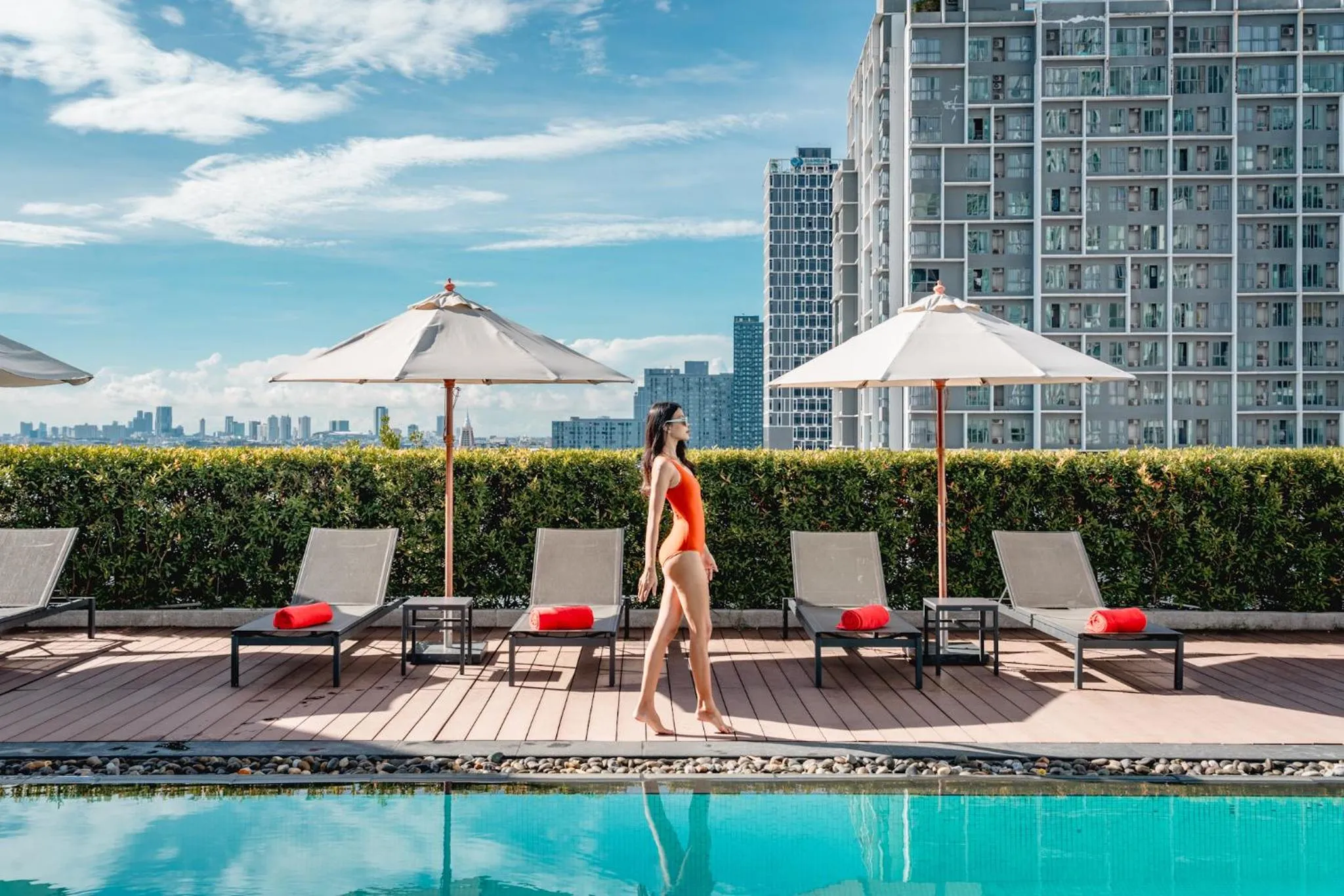 Swimming pool in Avani Sukhumvit Bangkok - SHA Extra Plus Certified