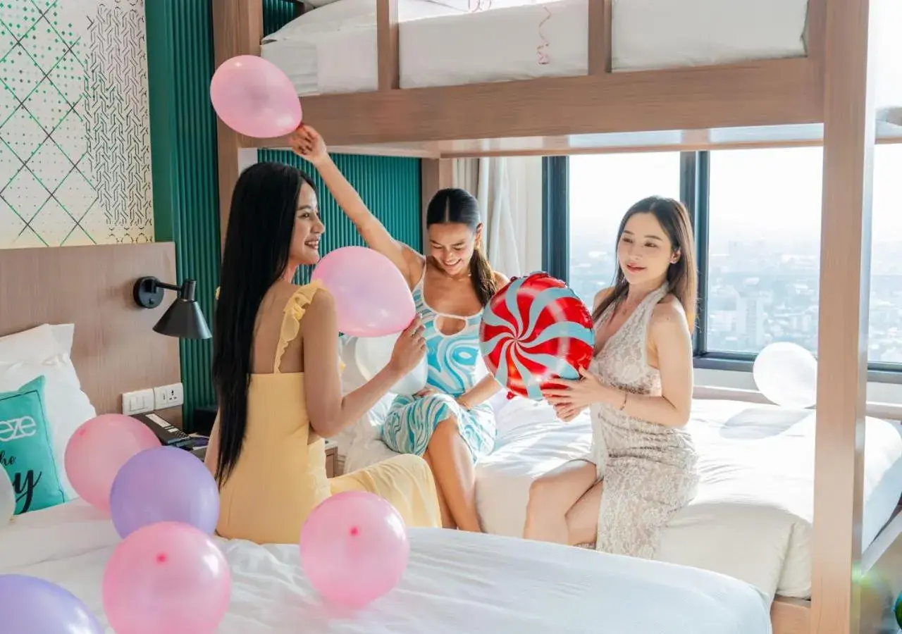 Bed in Avani Sukhumvit Bangkok - SHA Extra Plus Certified Bed in Avani Sukhumvit Bangkok - SHA Extra Plus Certified