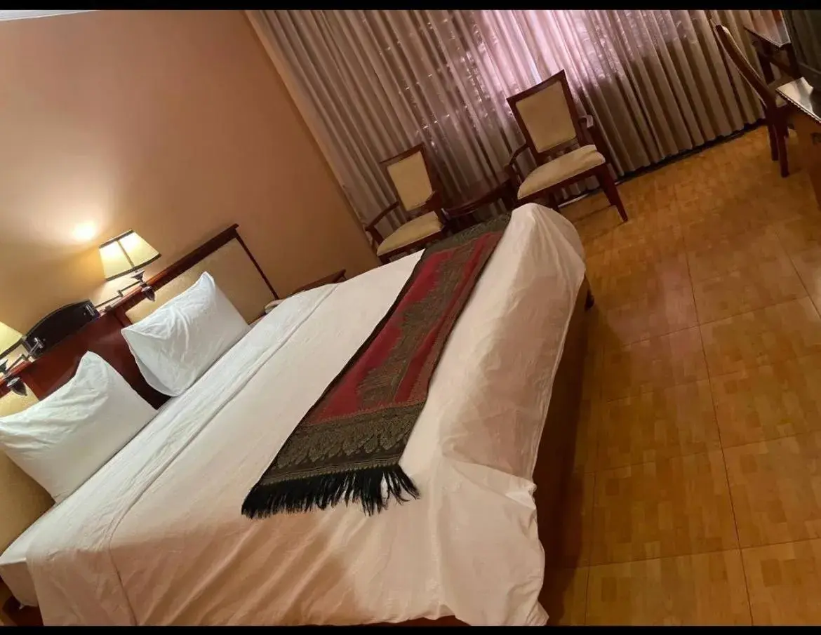 Bed in Stung Sangke Hotel Bed in Stung Sangke Hotel