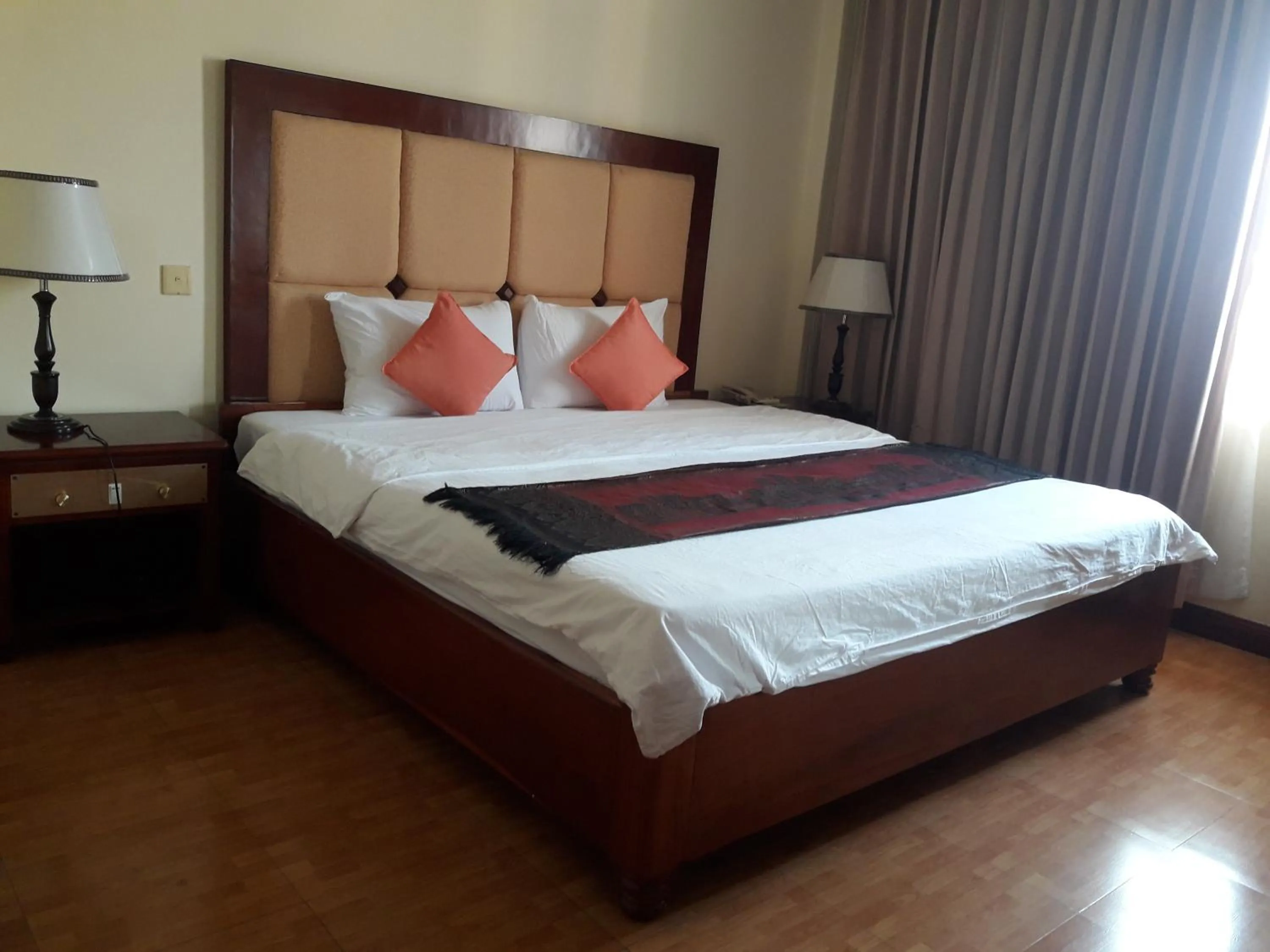 Bed in Stung Sangke Hotel
