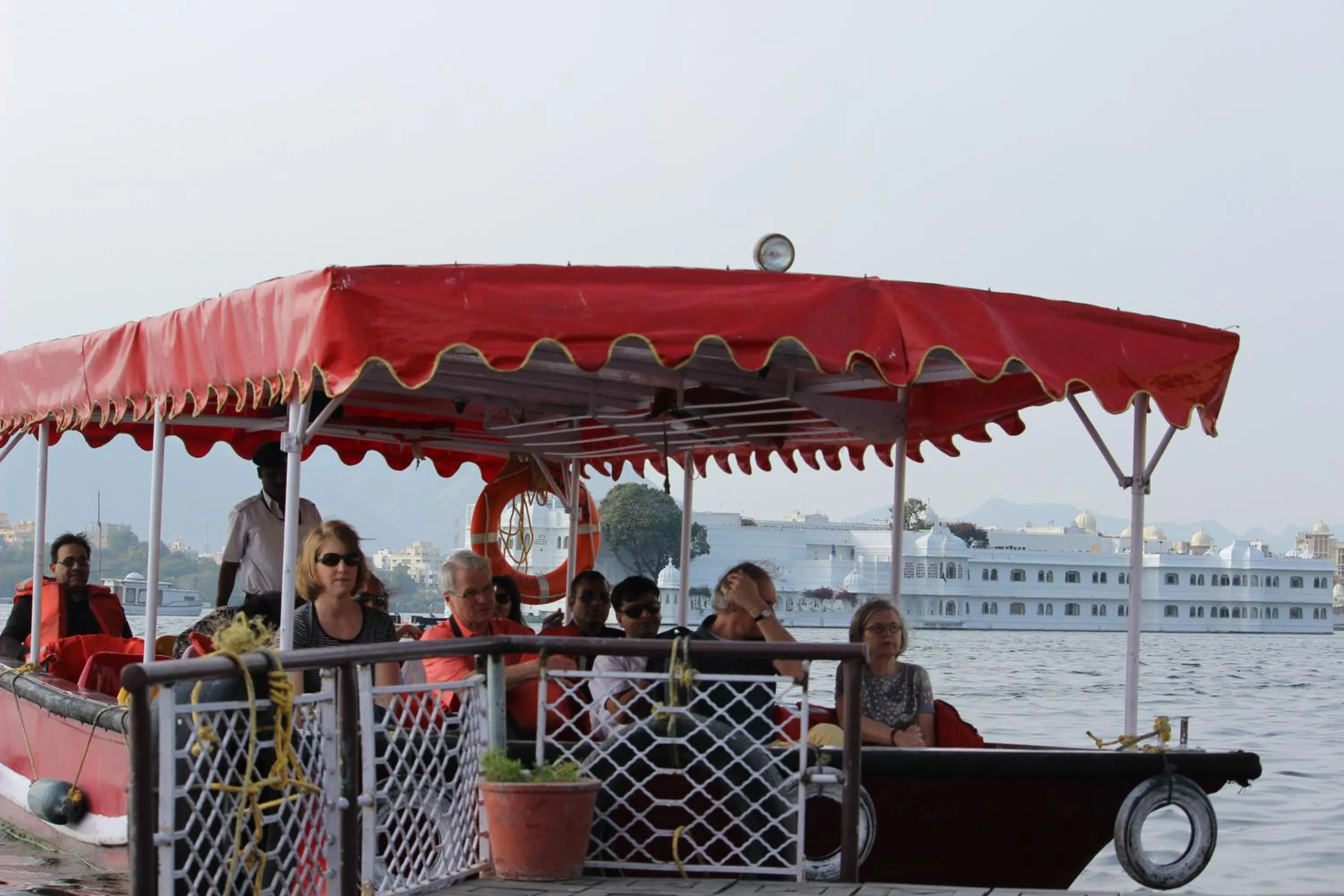 group of guests in Raj Niwas