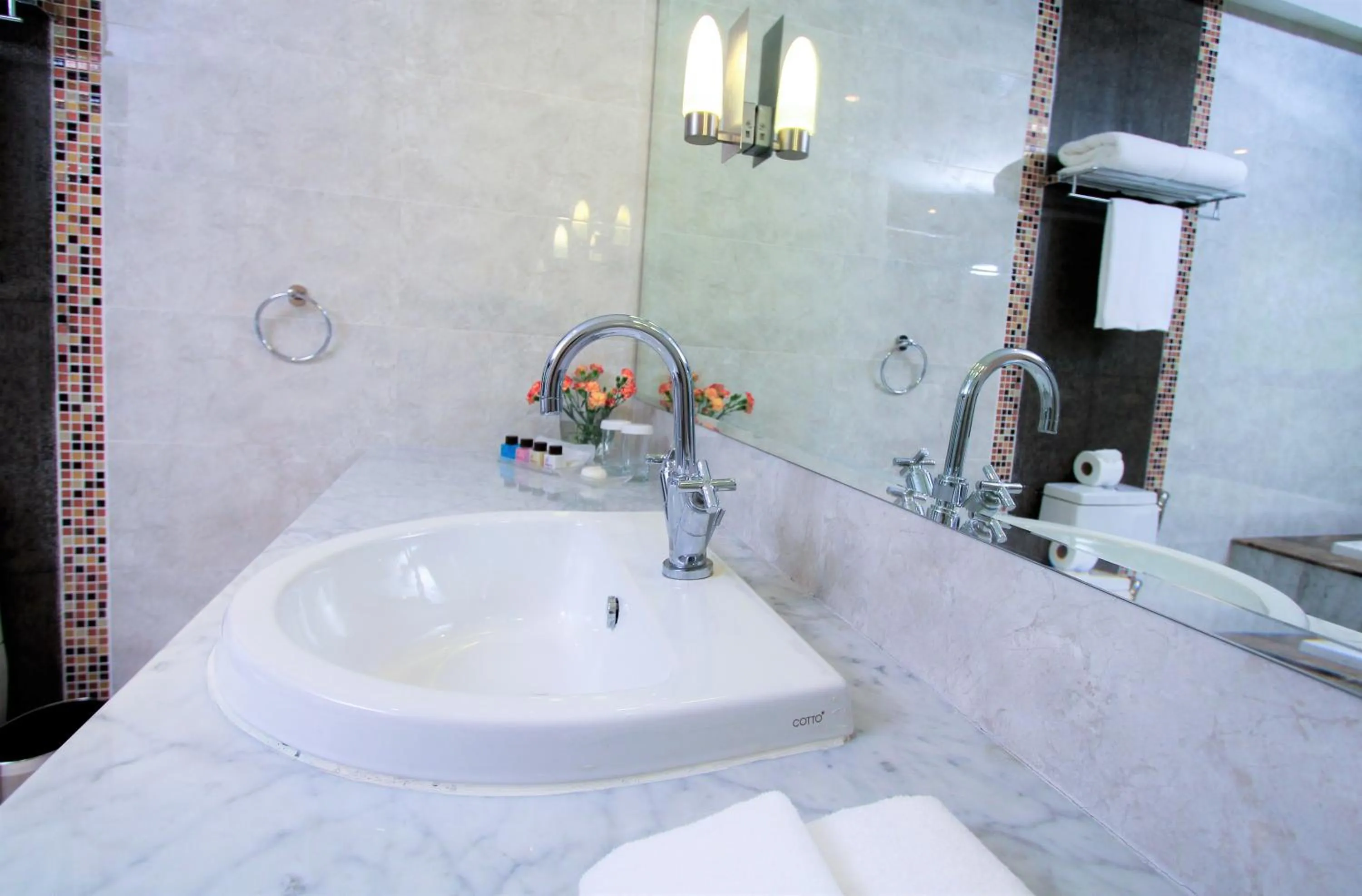 Bathroom in Petals Inn