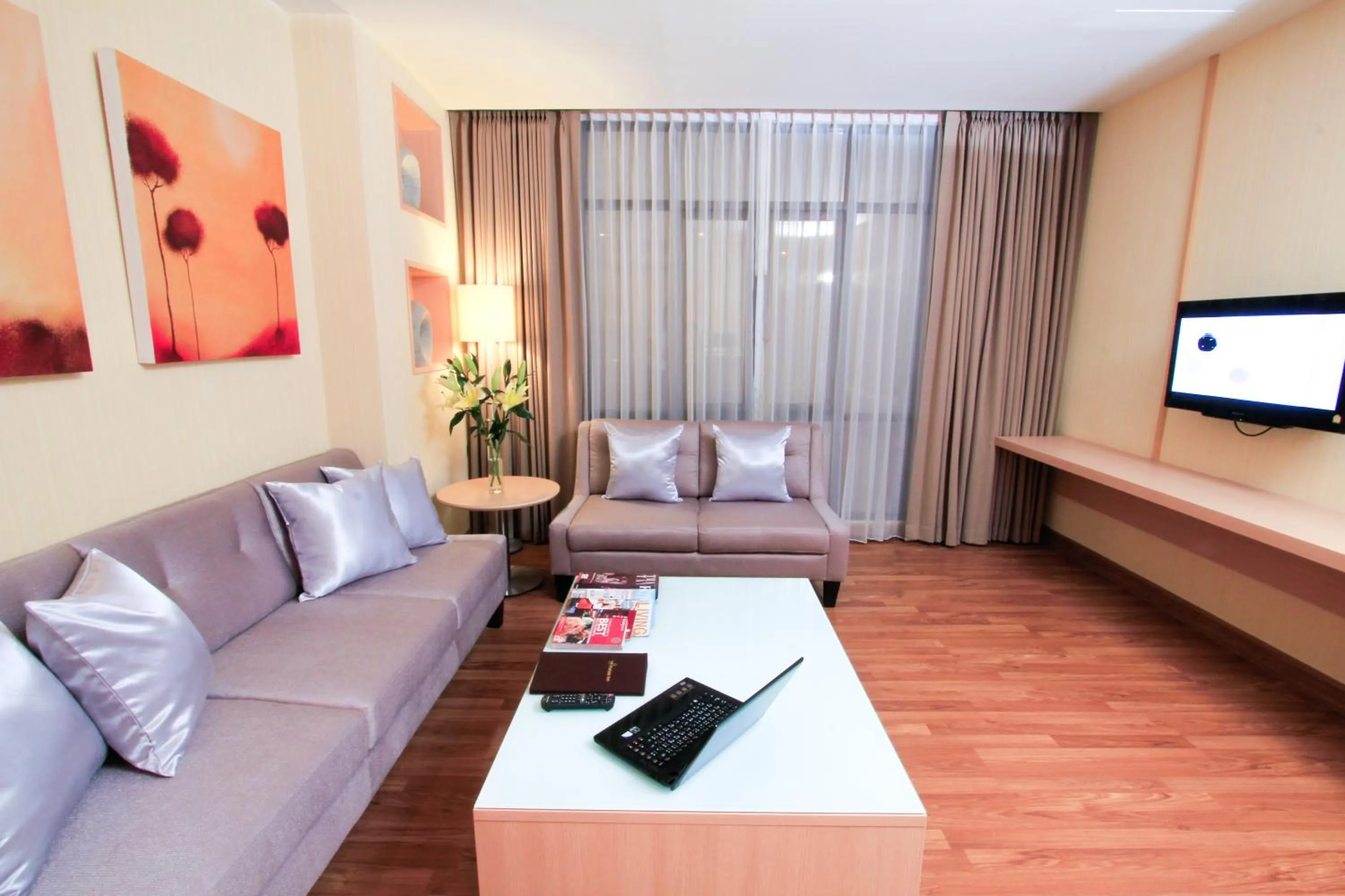 Seating Area in Petals Inn