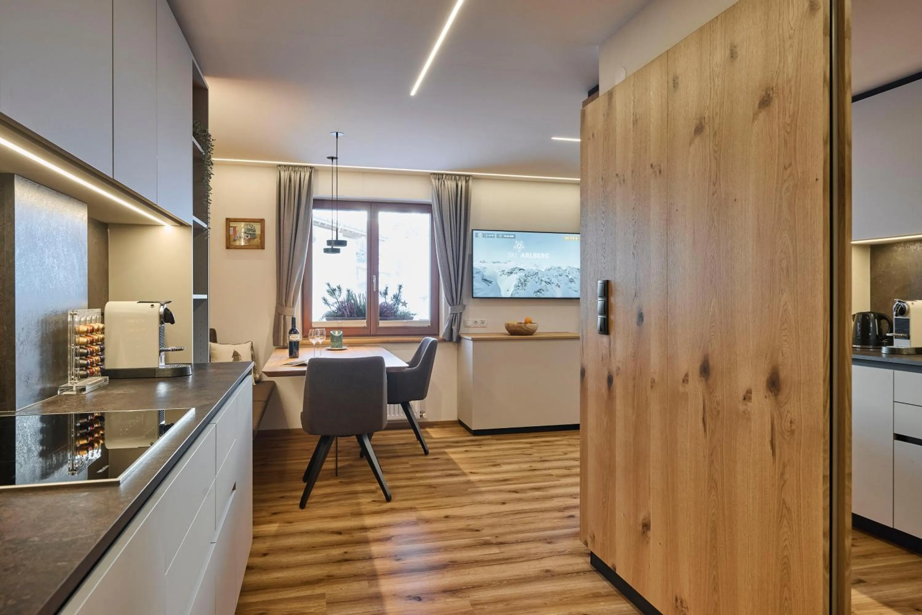 Coffee/tea facilities in Appartements Täli