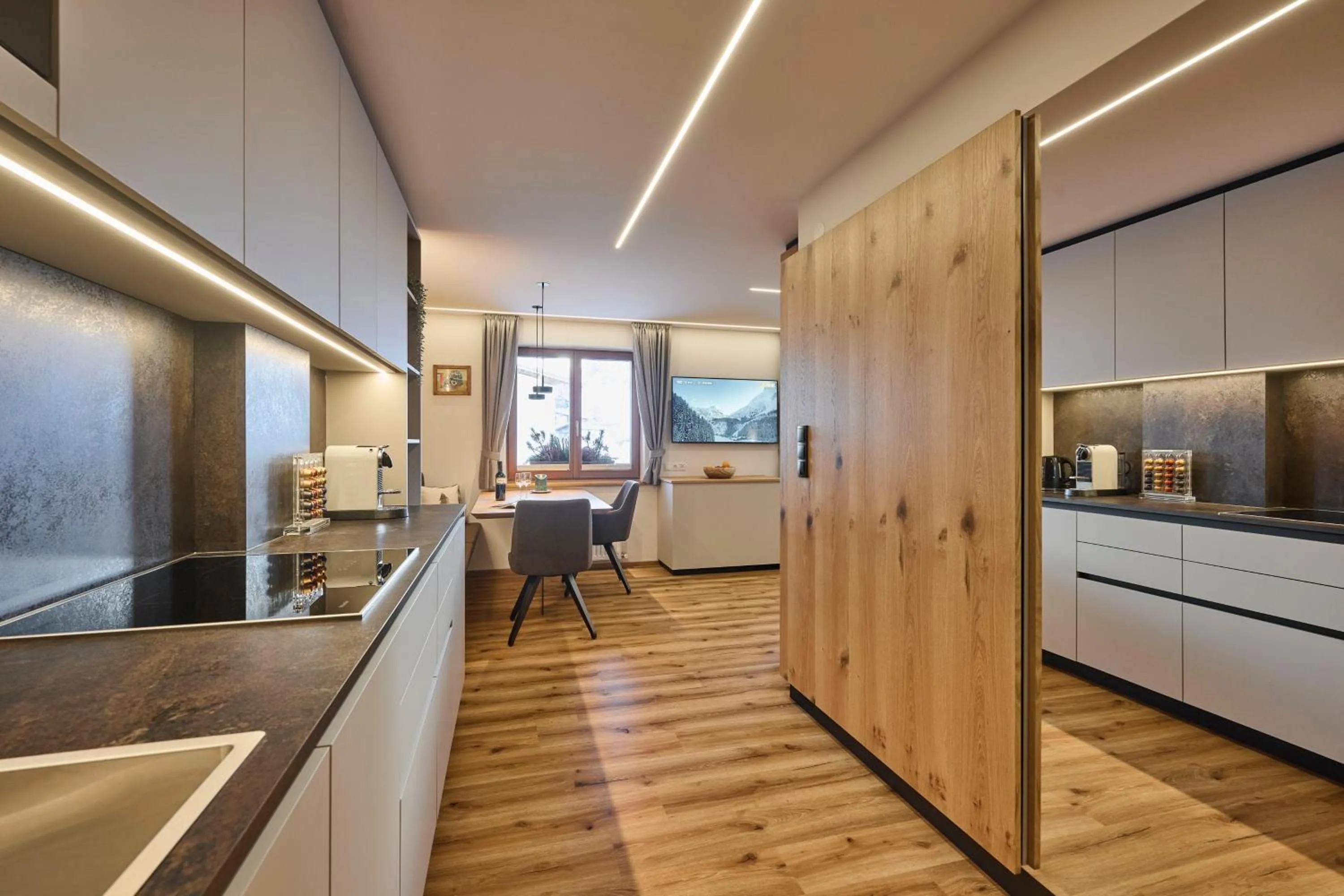 Coffee/tea facilities in Appartements Täli