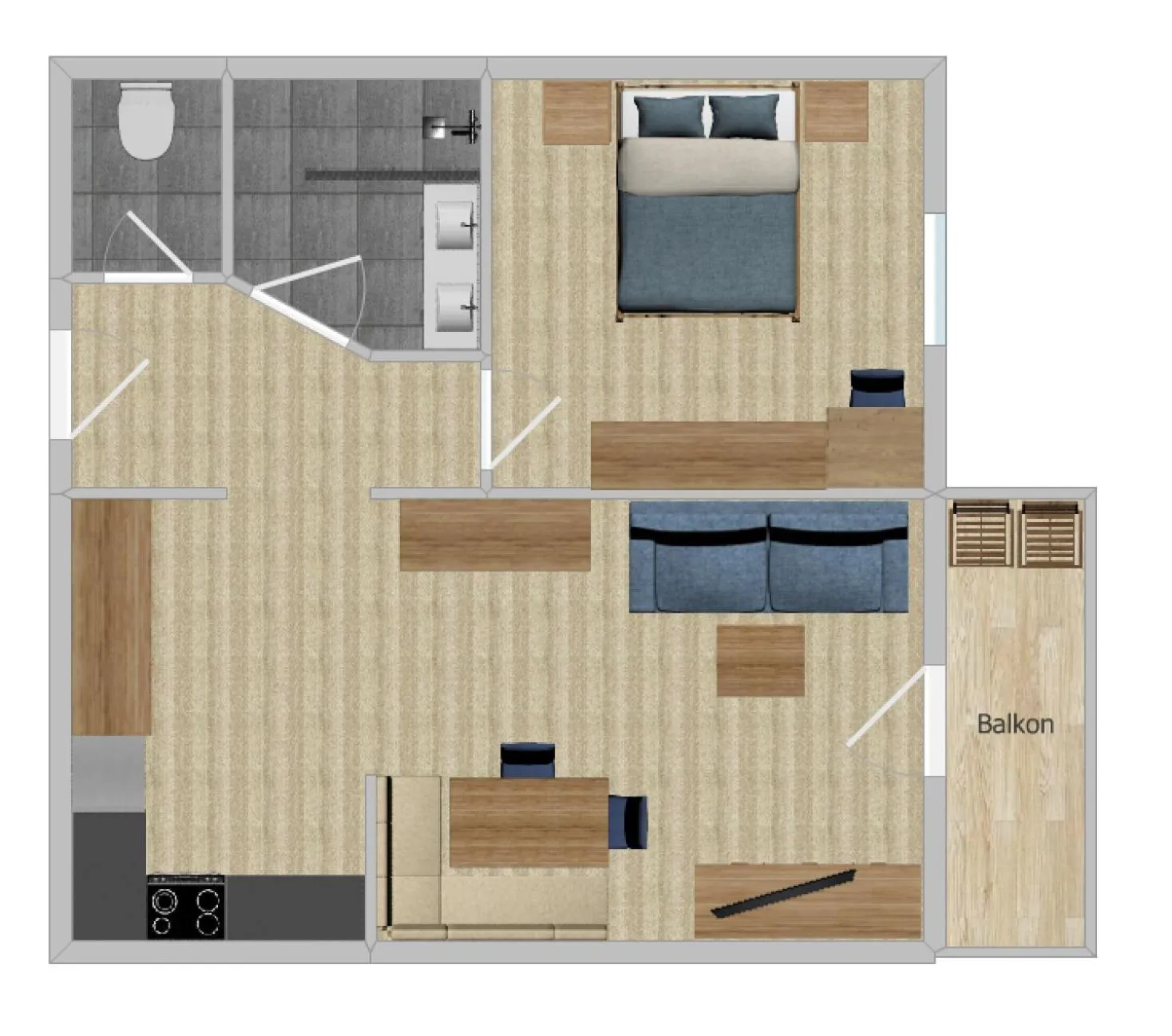 Floor plan in Appartements Täli