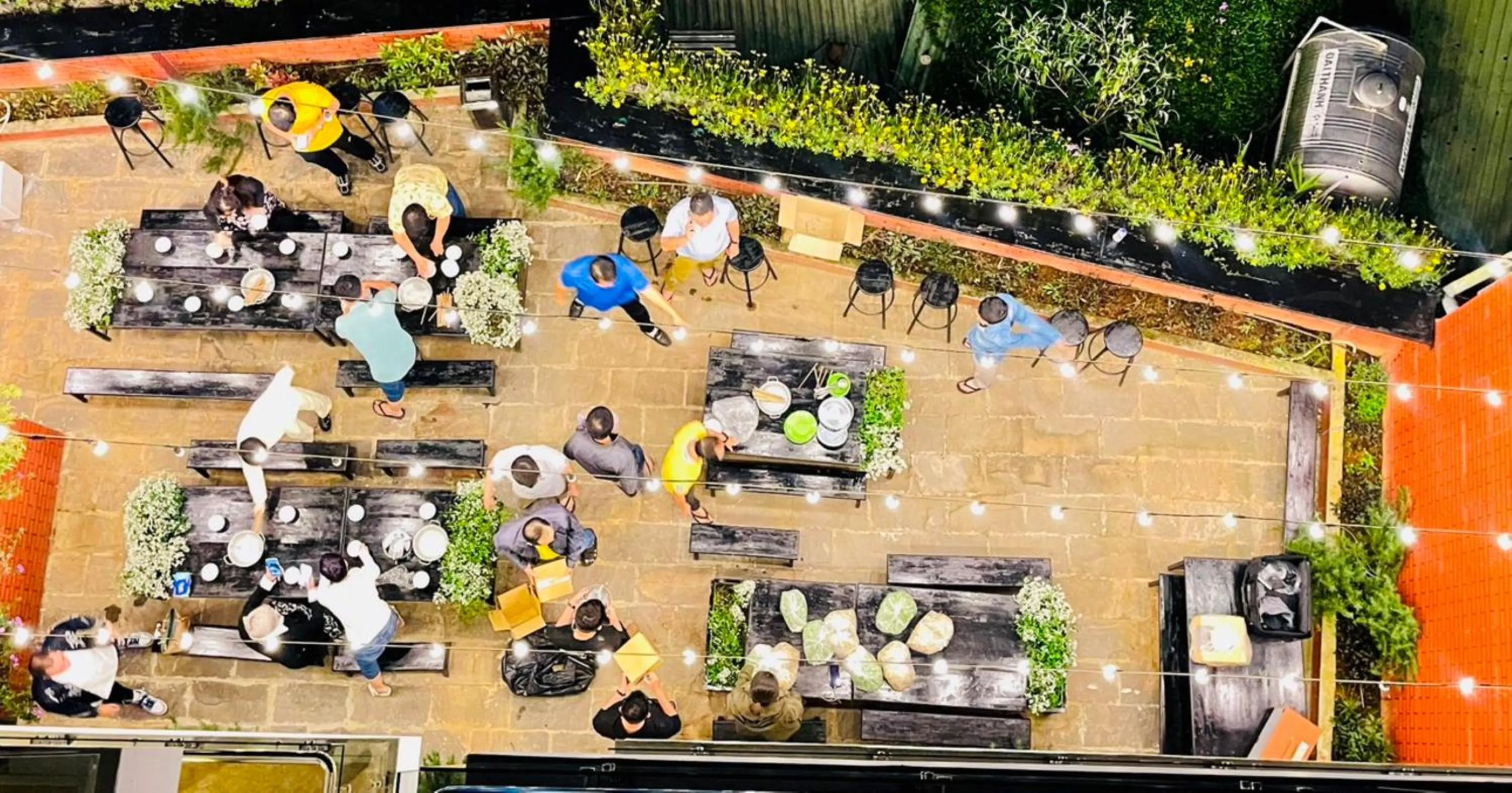 Garden in An Nhien Hotel