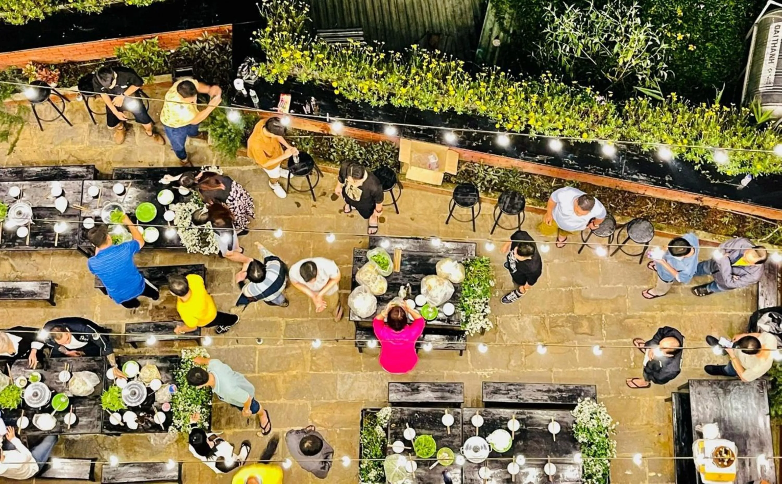 Garden in An Nhien Hotel