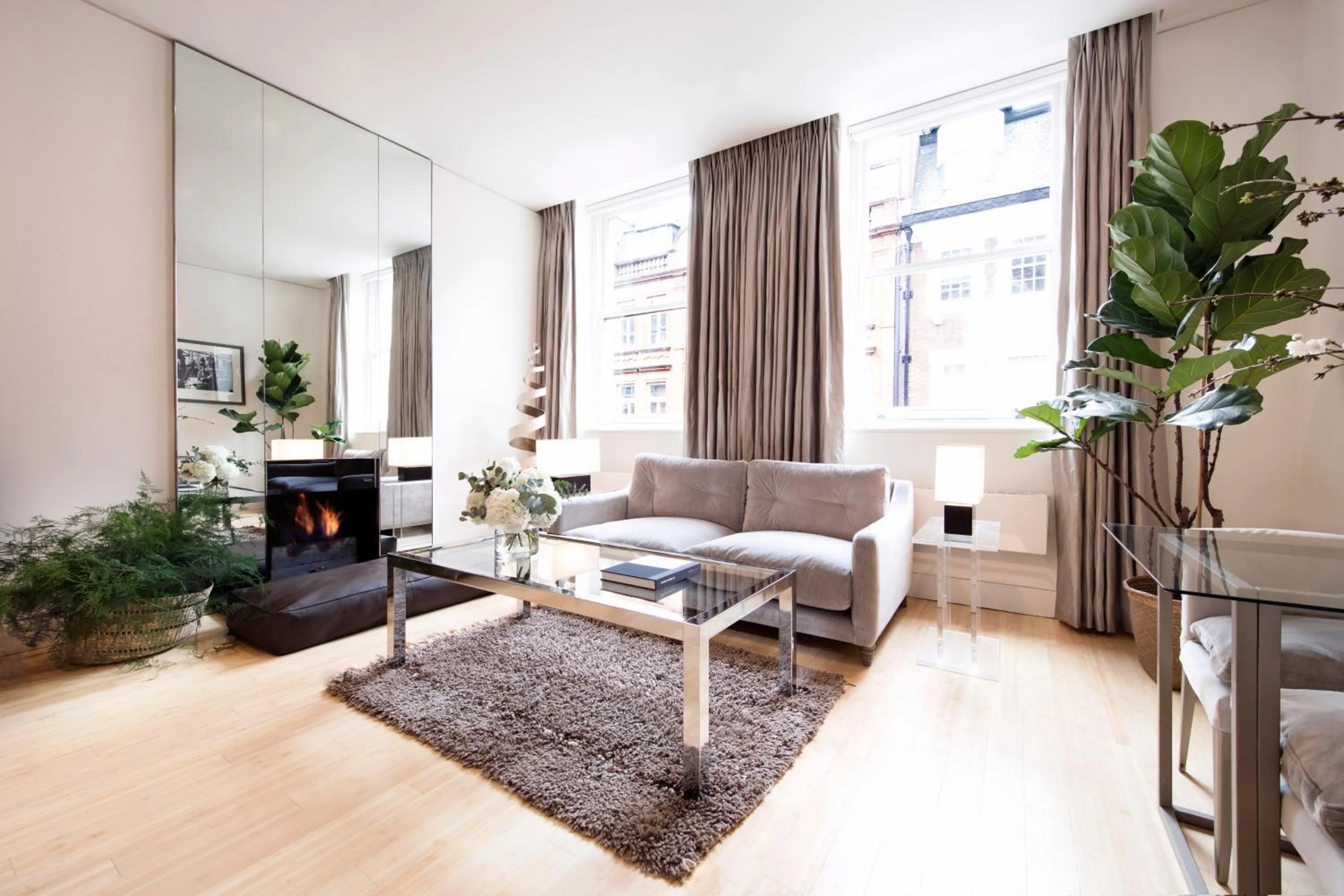 Living room in No.5 Maddox Street