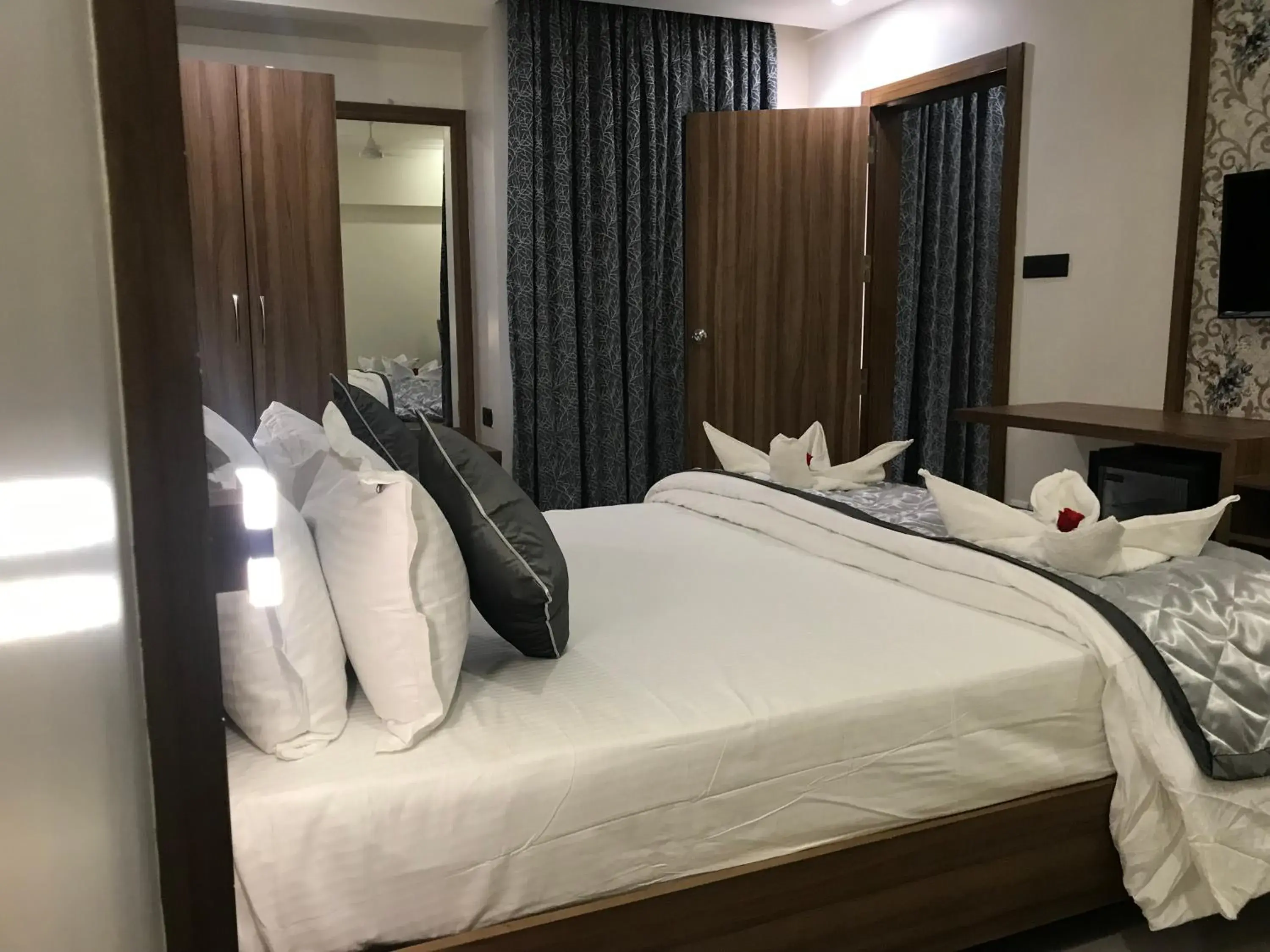 Bed in Kyriad Hotel Solapur by OTHPL Bed in Kyriad Hotel Solapur by OTHPL