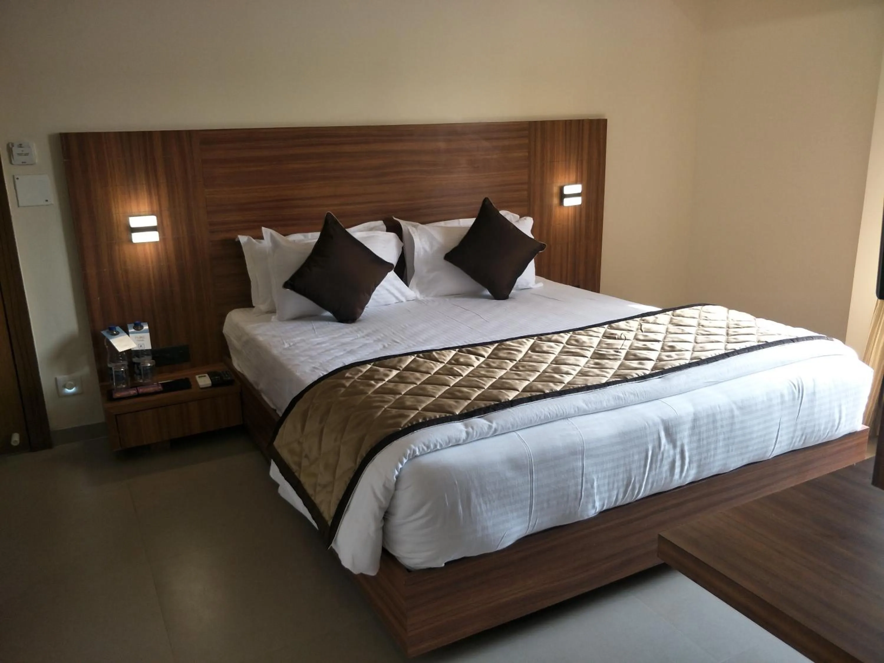 Bed in Kyriad Hotel Solapur by OTHPL