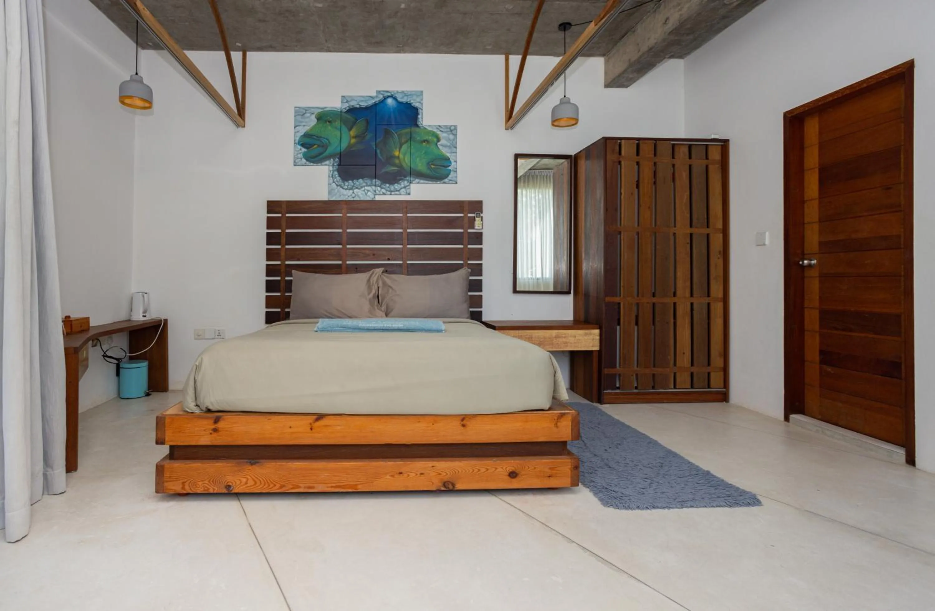 Balcony/Terrace, Bed in Club Gabbiano