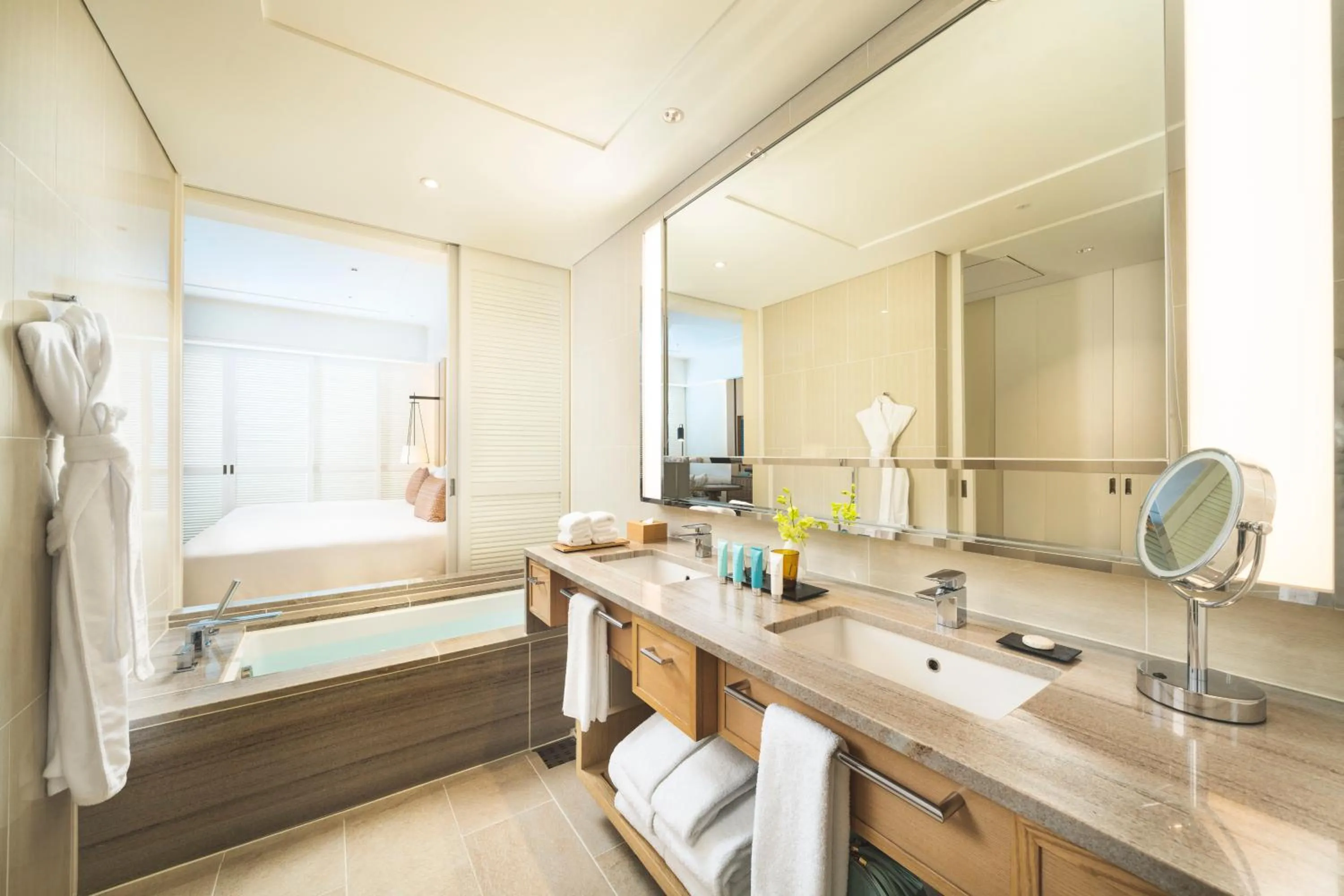 Bathroom in Halekulani Okinawa