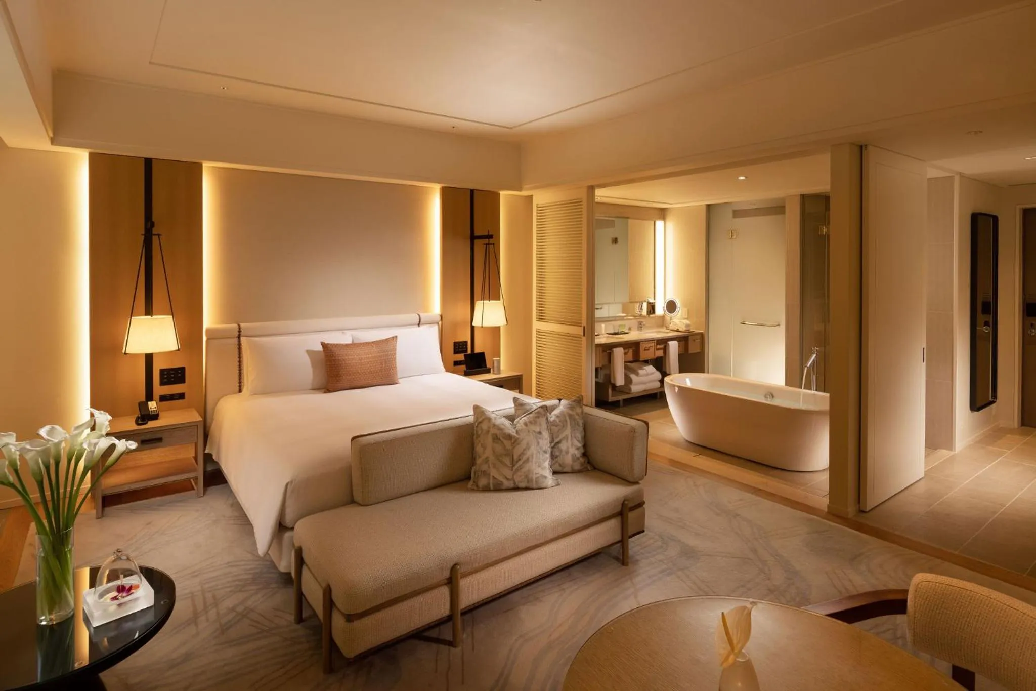 Bedroom in Halekulani Okinawa