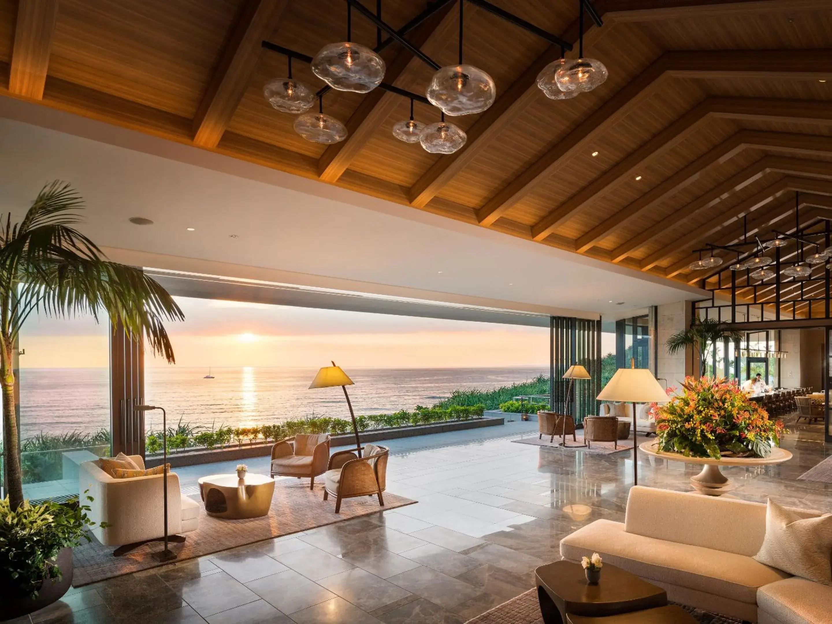 Lobby or reception in Halekulani Okinawa Lobby or reception in Halekulani Okinawa