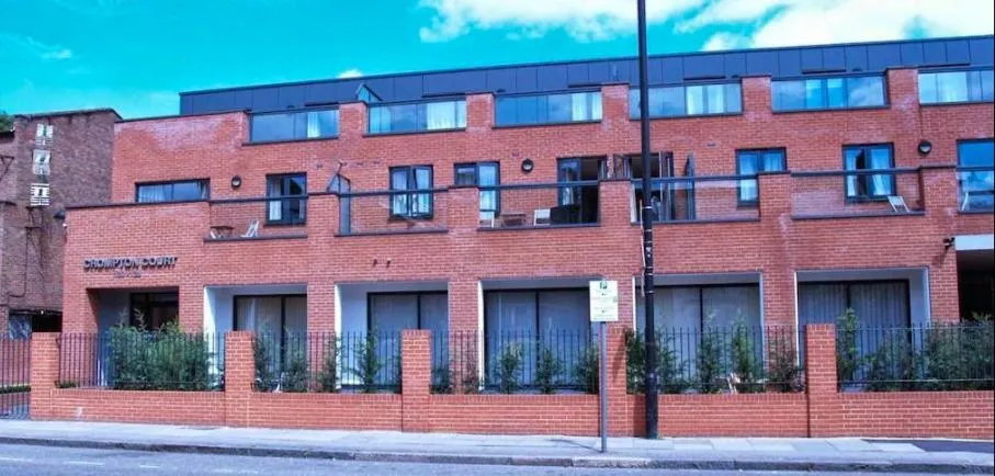 Property building in Crompton Court Apartments